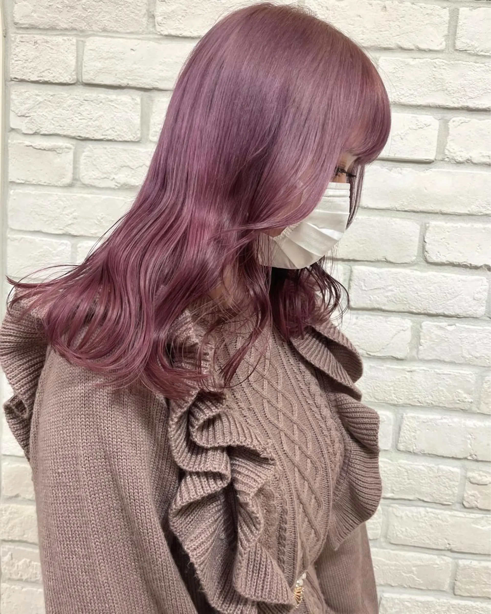 ミディアム カラー ヘアアレンジ ブリーチなし/ レイヤー🌿runaのヘアスタイル