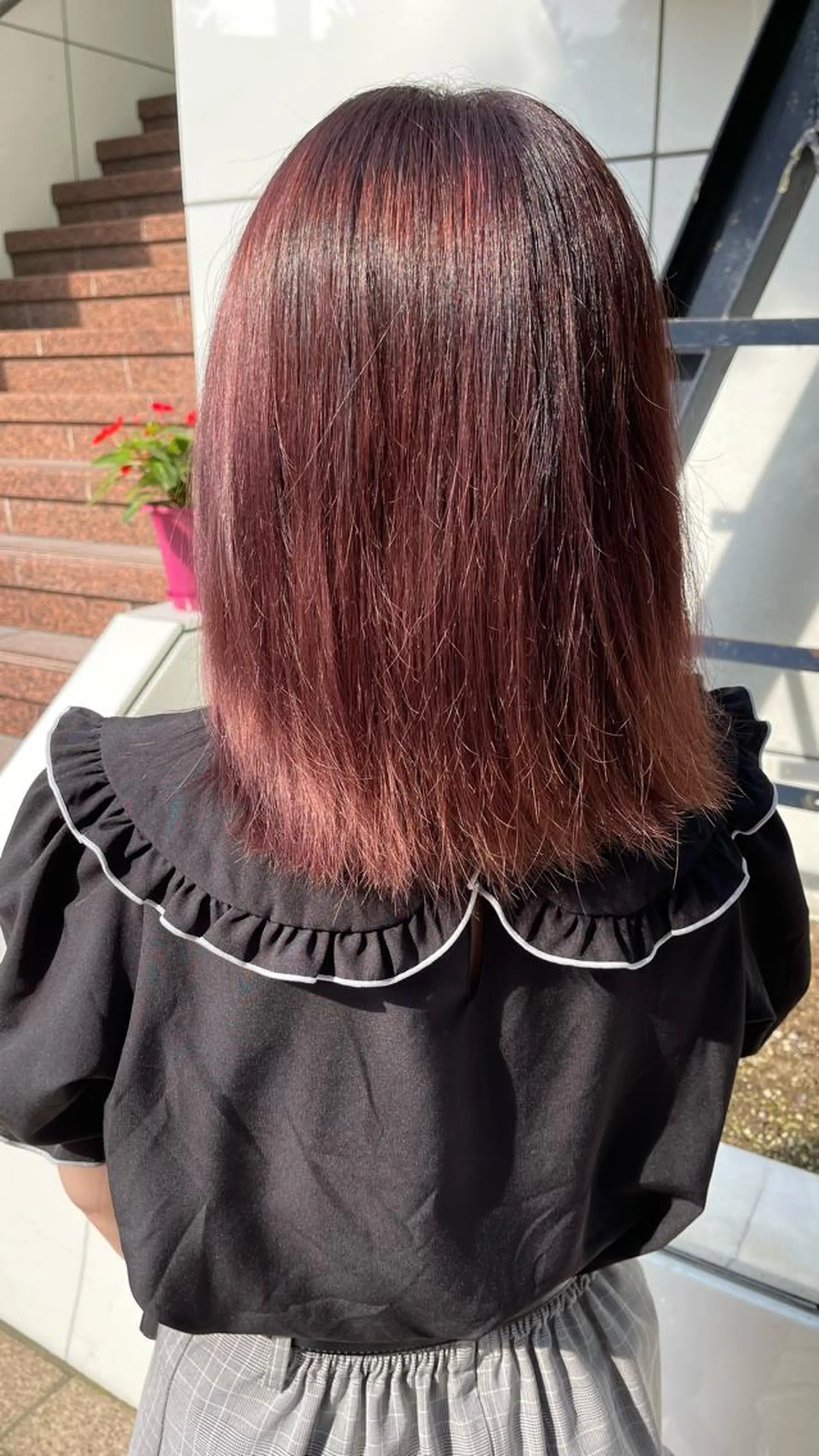 ミディアム カラー 🇰🇷韓国ヘア 🇰🇷ナミユウのヘアスタイル