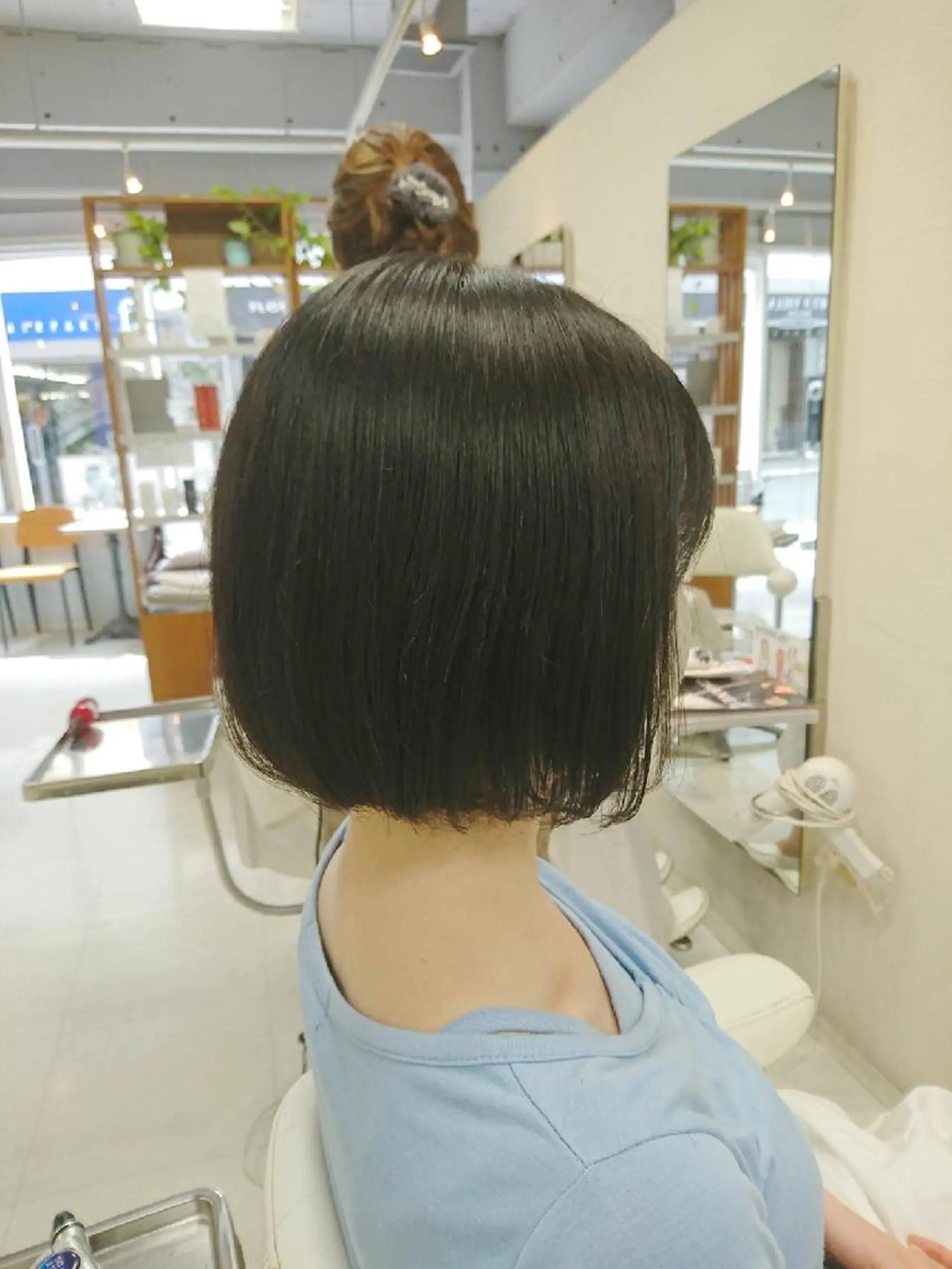 ショート ボブ ヘアカラー nagane sayakaのヘアスタイル