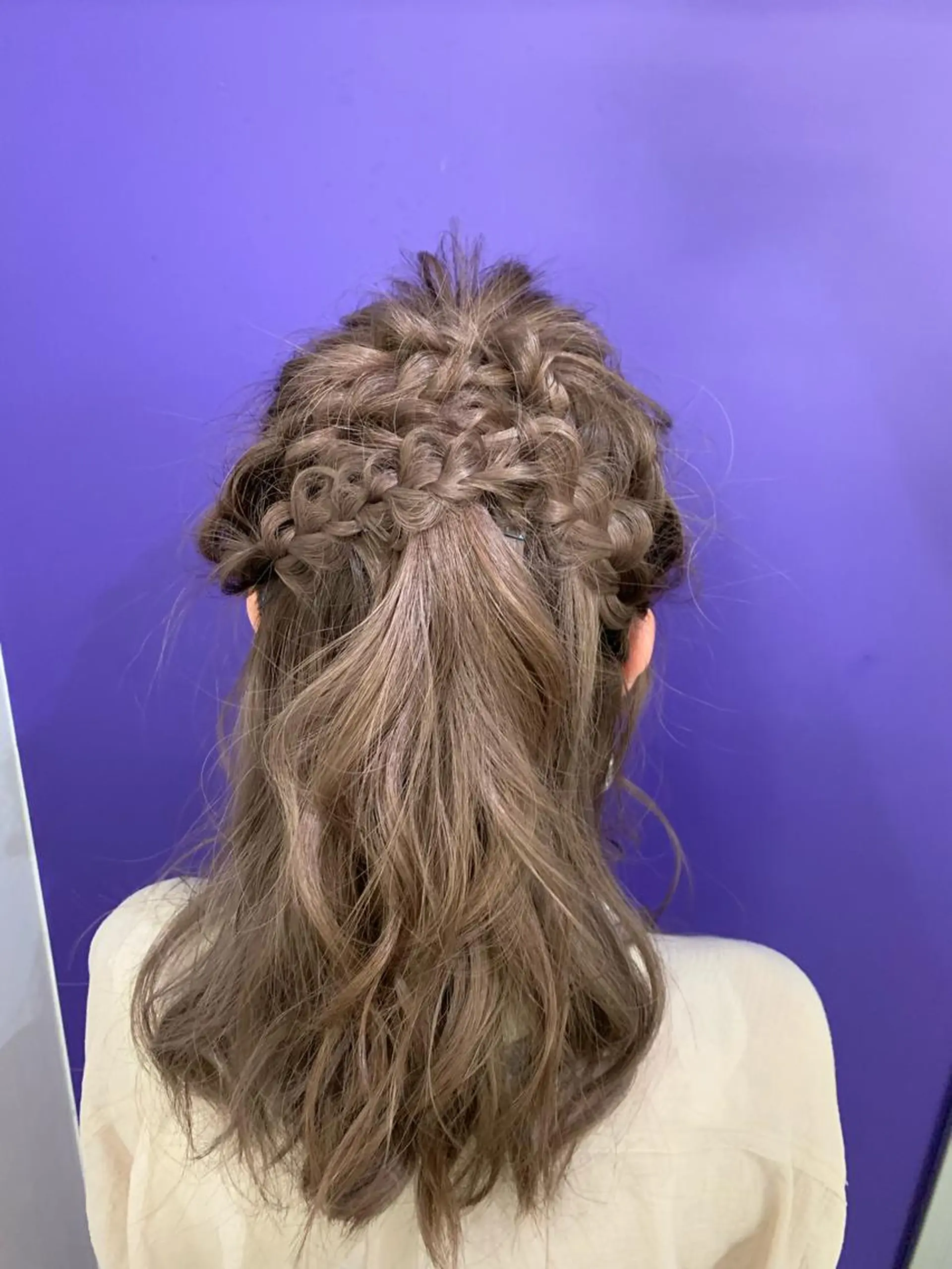 セミロング ヘアアレンジ 庄司 沙羅のヘアスタイル