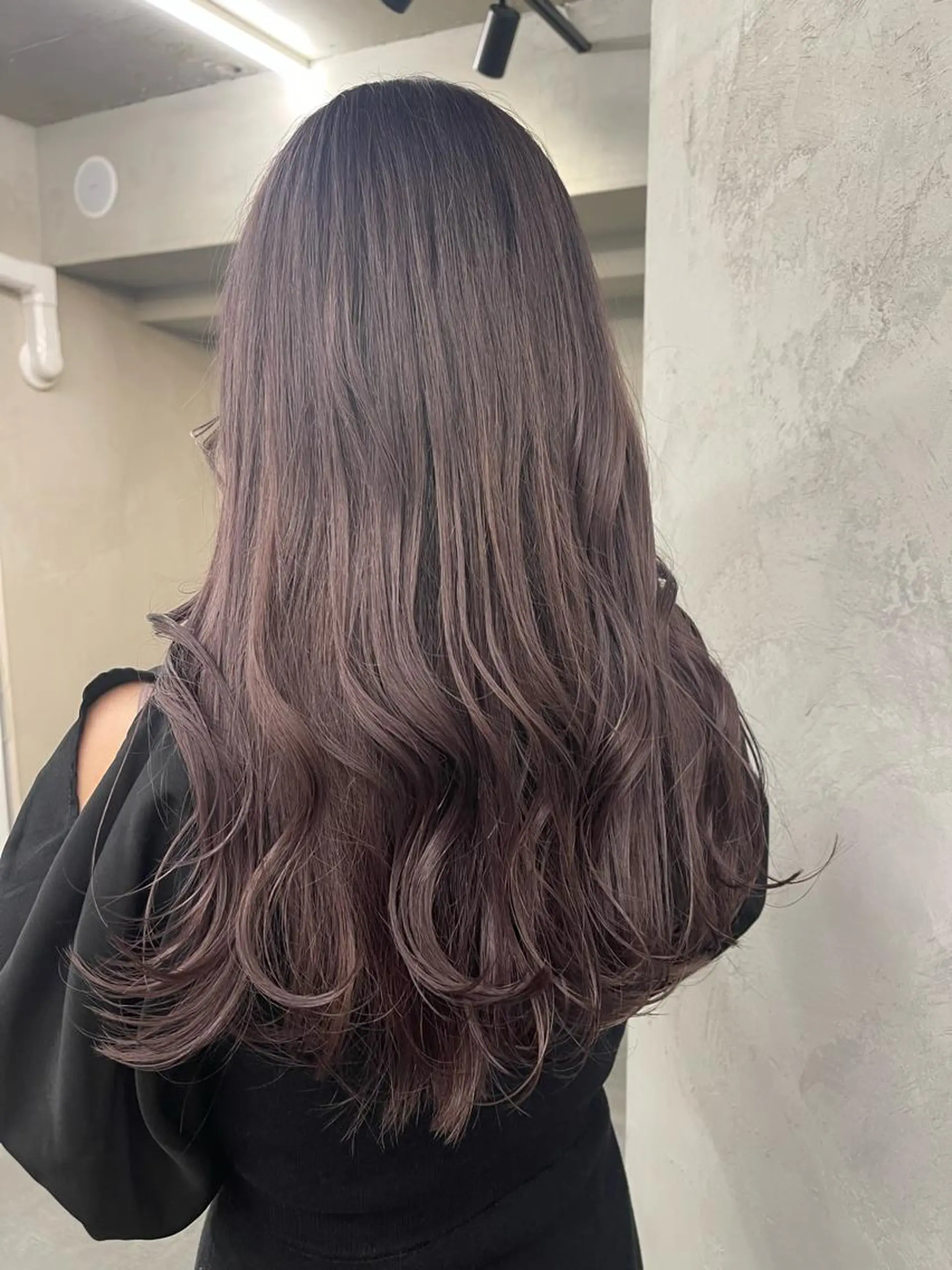 ロング カラー ラベンダーカラー ラベンダーグレー ダブルカラー /まつ毛パーマ🎀のヘアスタイル