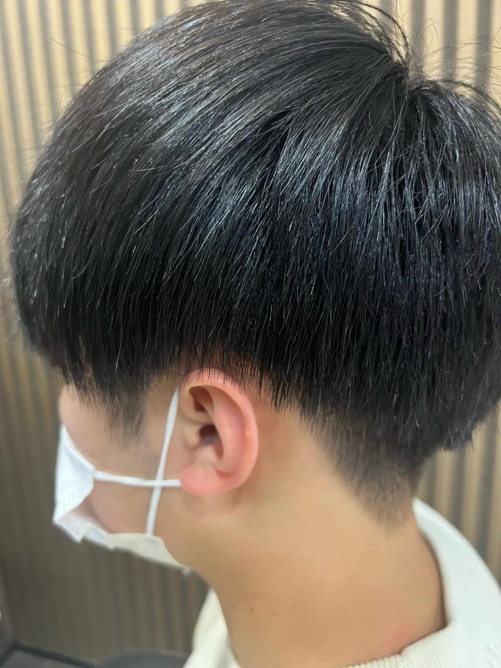 メンズ マッシュ 刈り上げ カット ヘアセット 古山 侑東 /メンズパーマのヘアスタイル