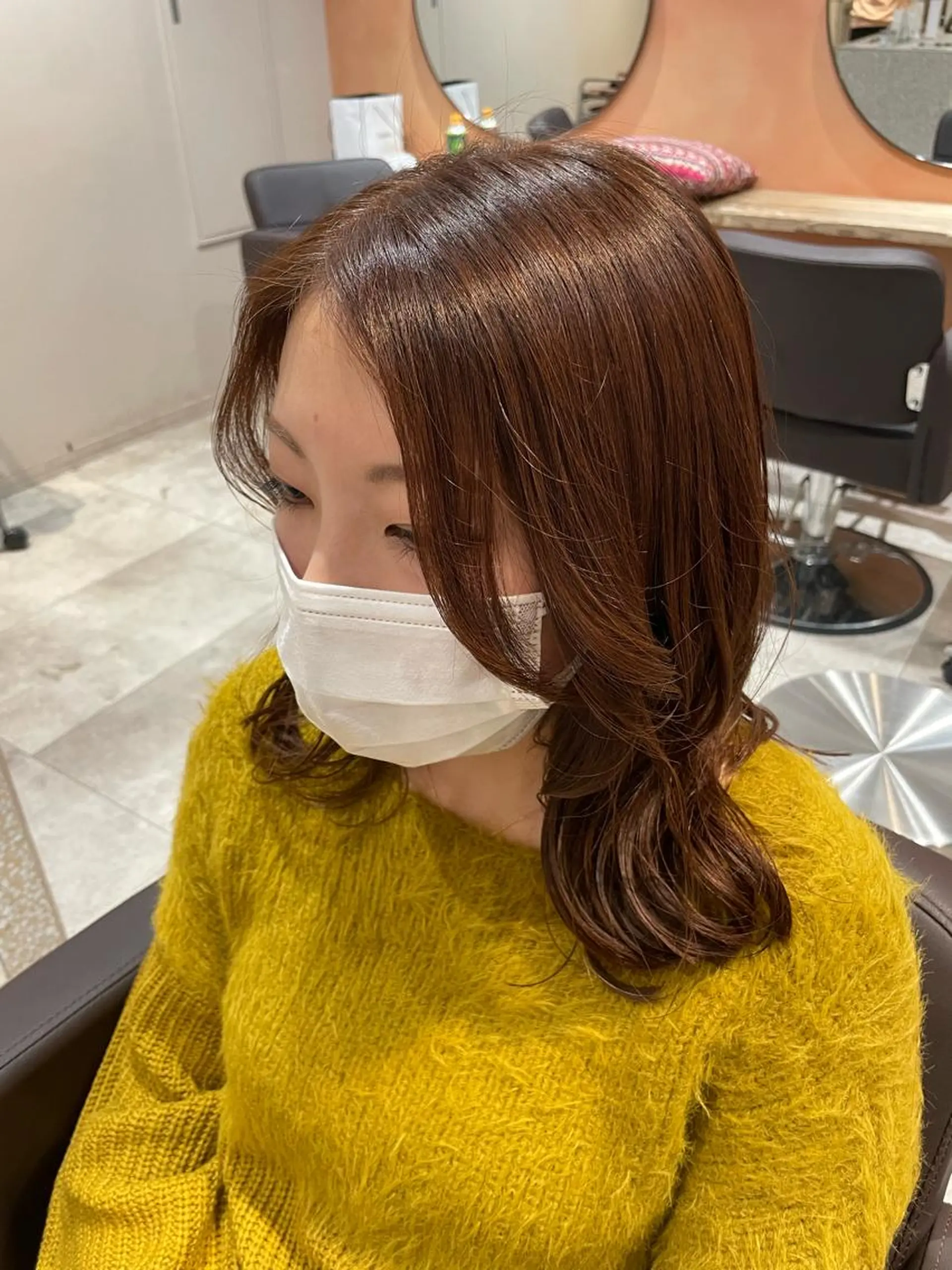 ミディアム カラー ベージュカラー ブラウンカラー ブラウンベージュ 透明感カラー カット ヘアカラー トリートメント 💐パーソナルカラー /市橋加菜💐のヘアスタイル