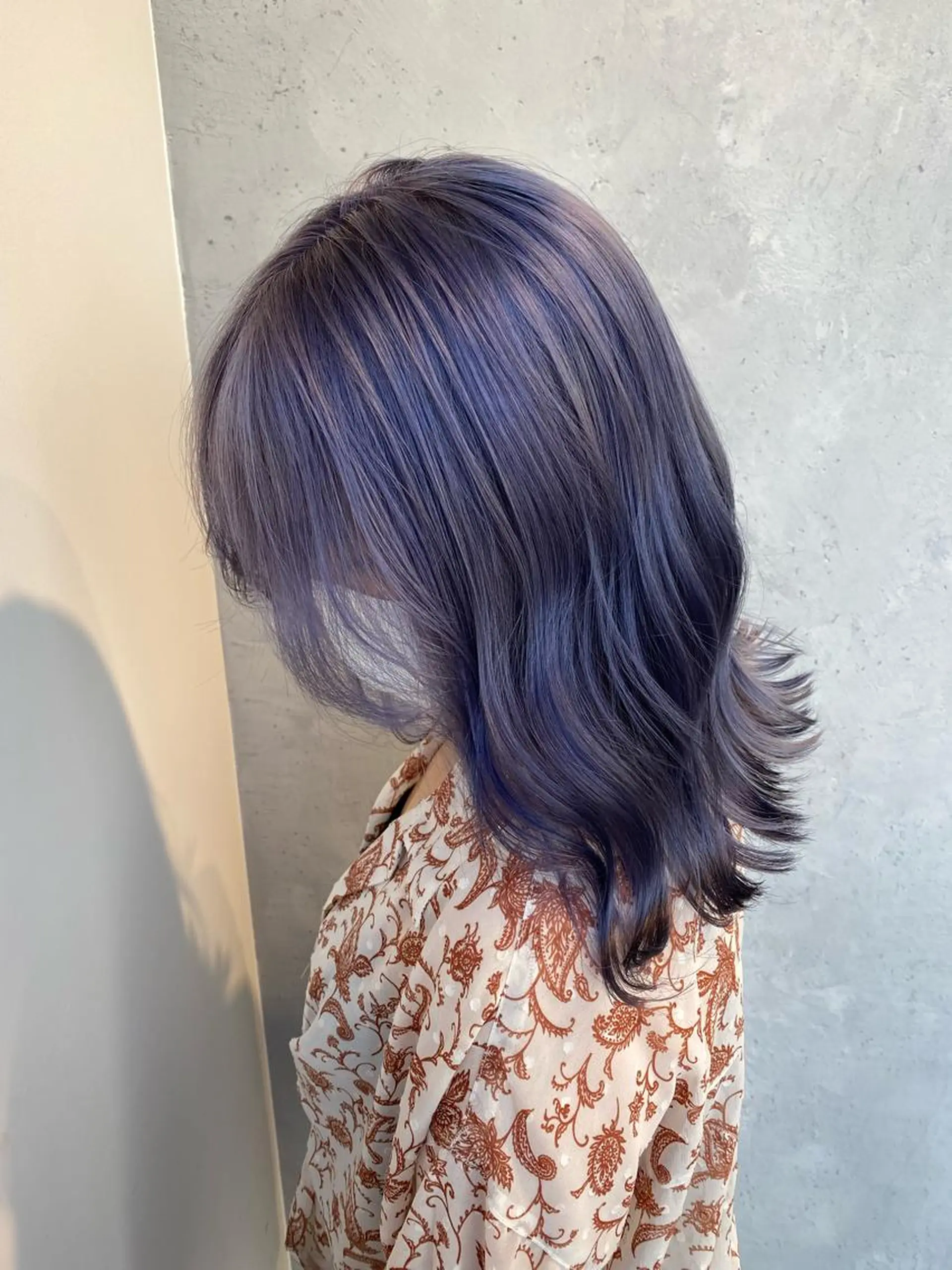 セミロング カラー 【艶髪×韓国風】 毛流れ職人 RYOのヘアスタイル