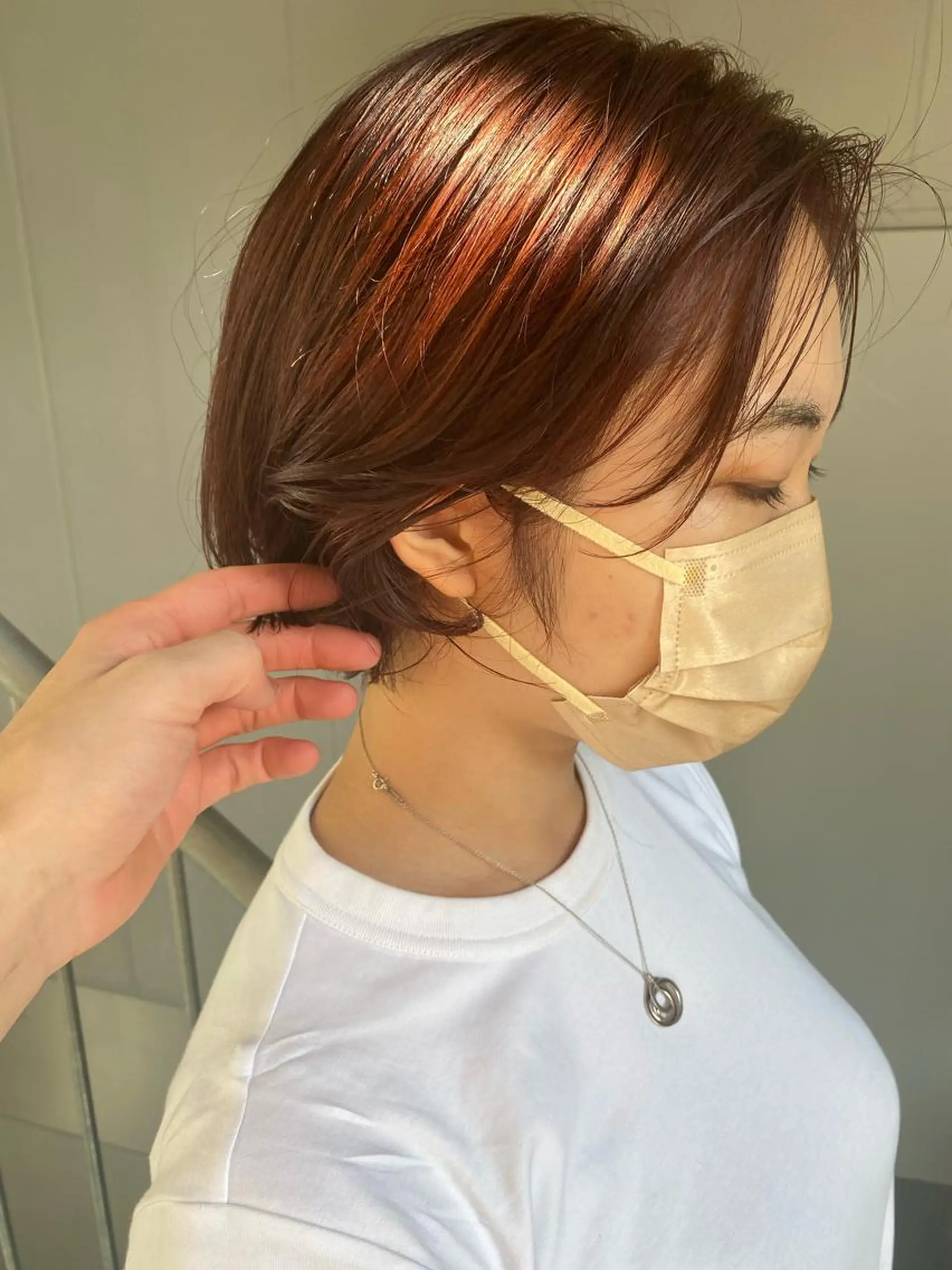 ショート カラー レイヤー✂︎赤み消し 髪質改善/井上健太のヘアスタイル