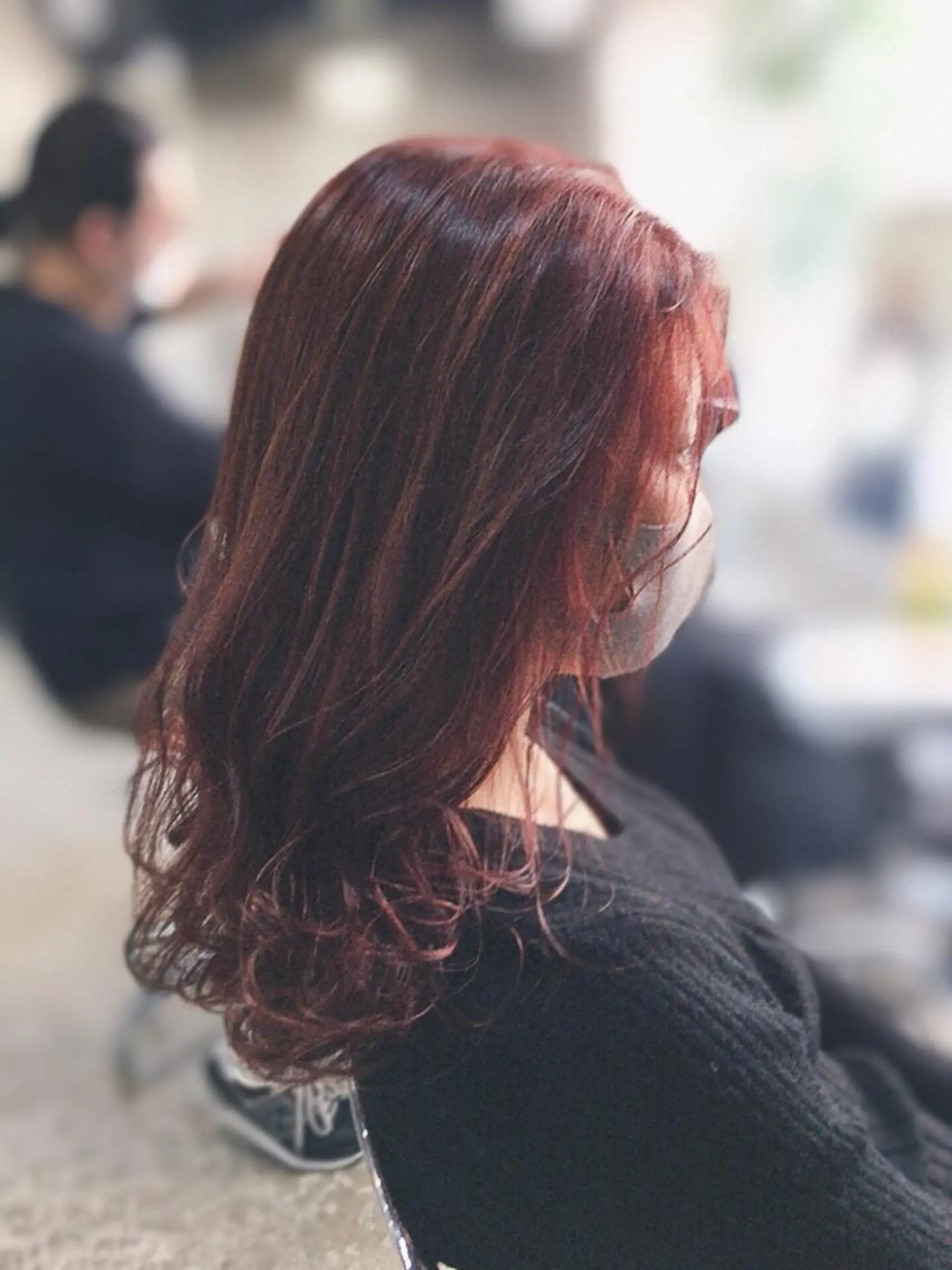 ロング カラー ピンクカラー レッドカラー ロング hair deep /田口貴也のヘアスタイル