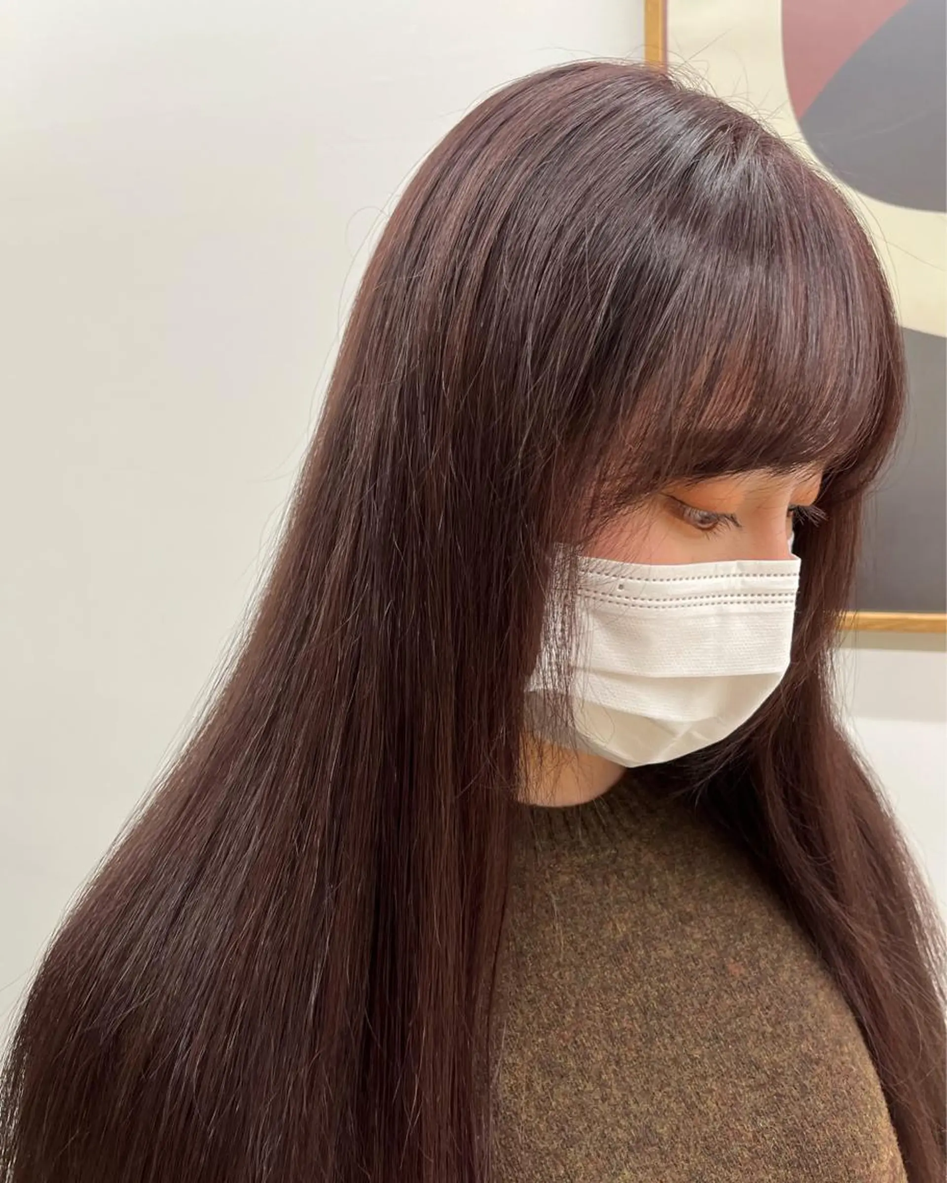 ロング カラー パーマ ヘアアレンジ メンズ キッズ ネイル マツエク・マツパ アイブロウ お洒落パーマ/ボブ ❄️Tomoka❄️のヘアスタイル