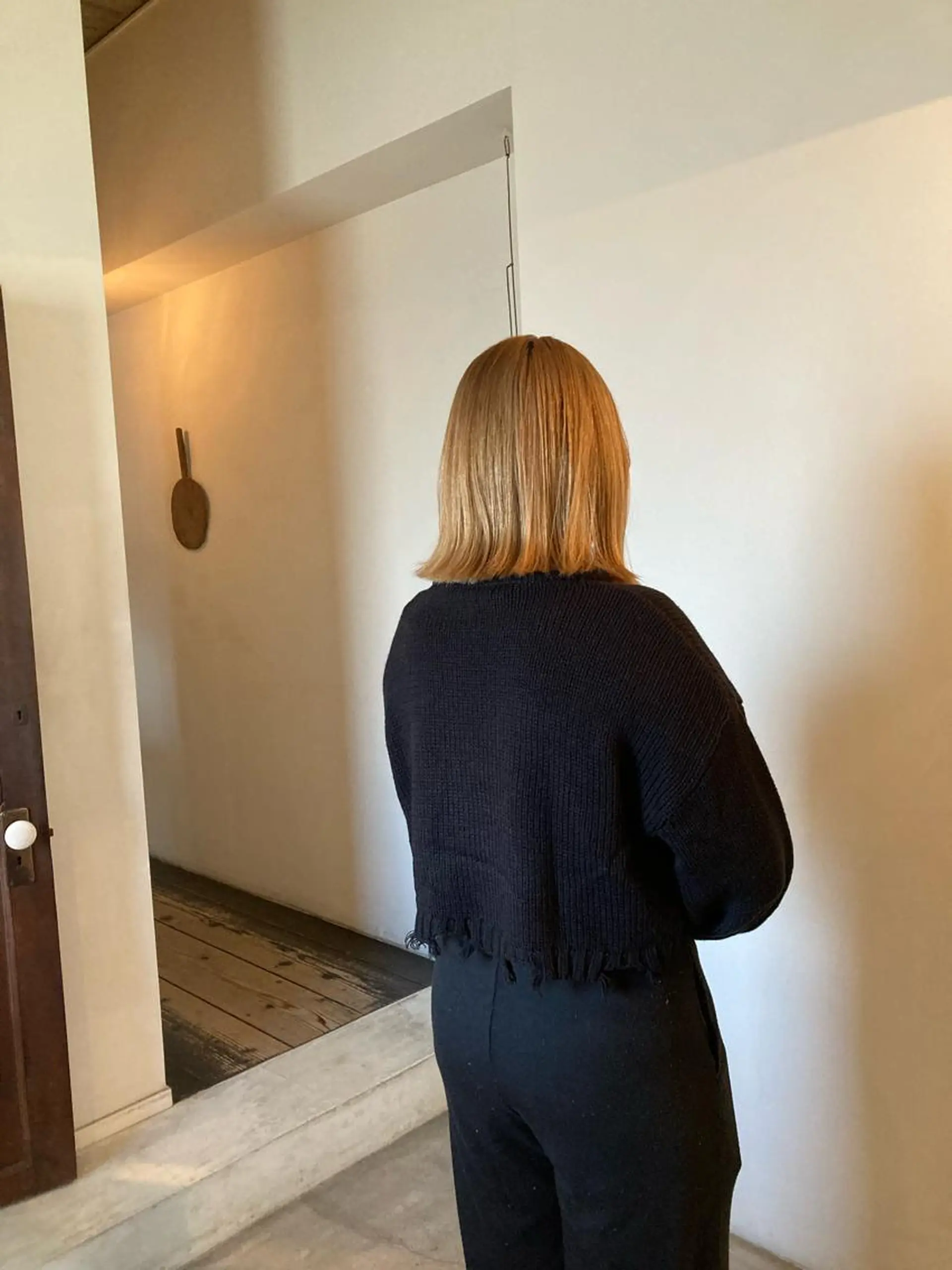 ミディアム カラー ベージュカラー 前川 華恋 / room3のヘアスタイル