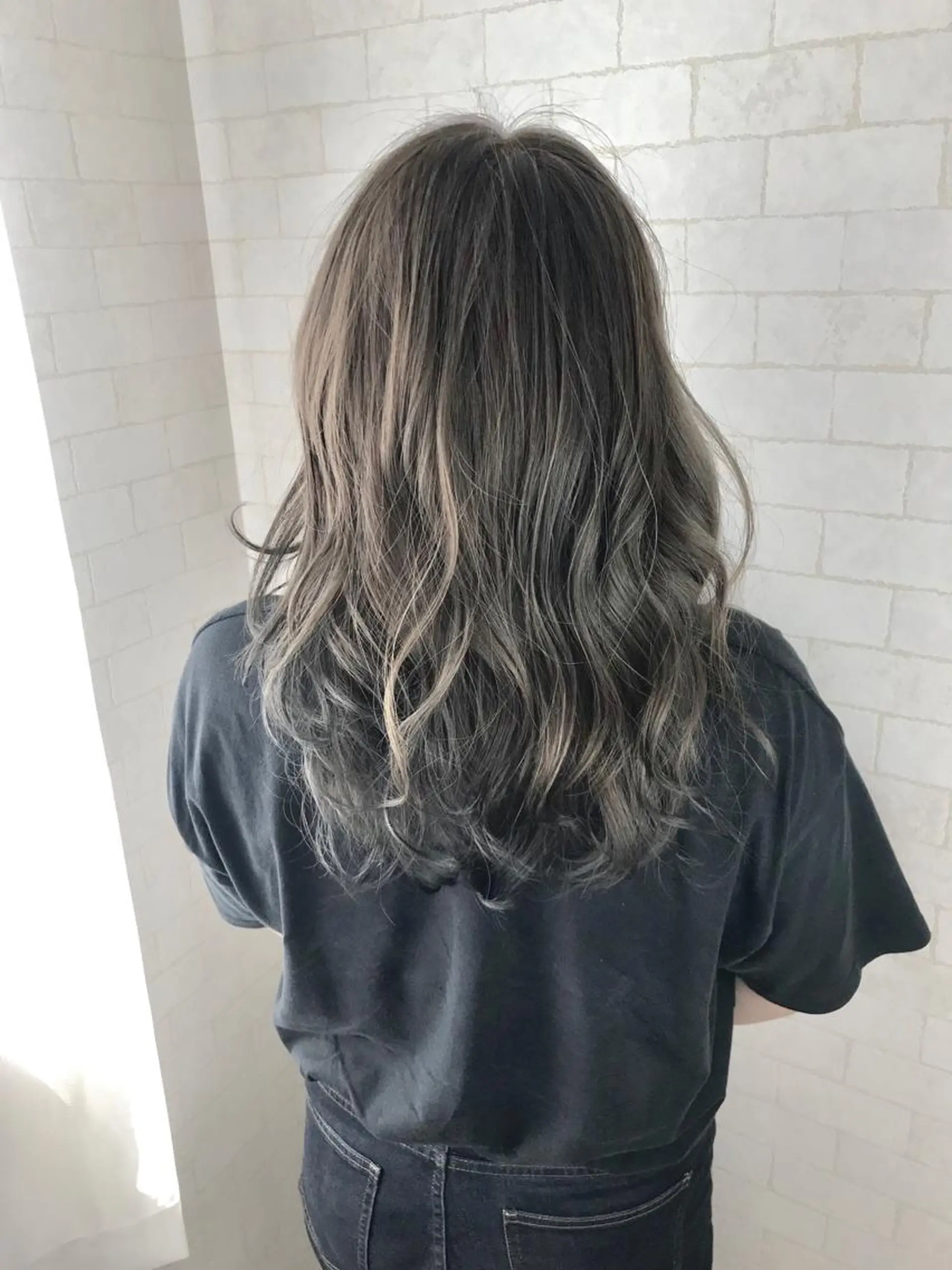 セミロング 神野 雅樹のヘアスタイル