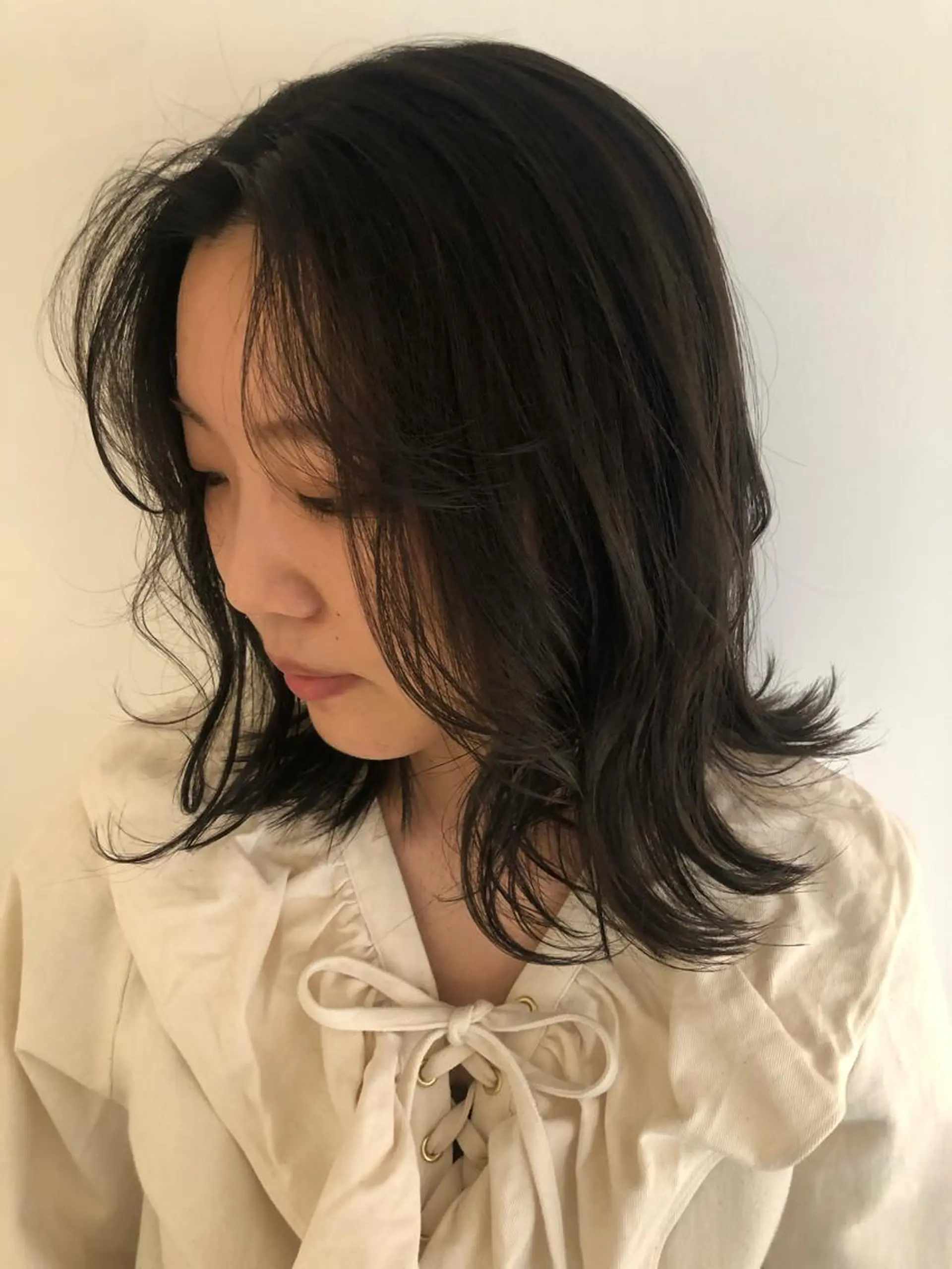 カラー ブリーチカラー🎀 韓国風/寺門美優のヘアスタイル