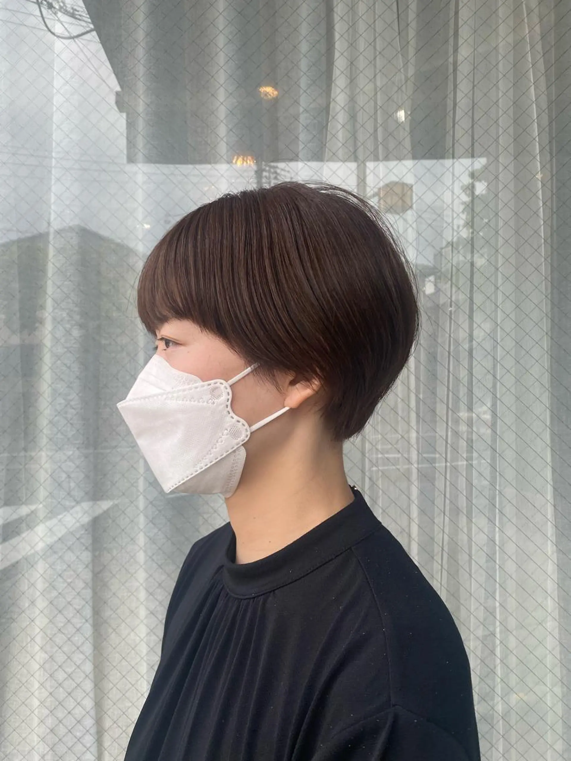 ショート カラー カット 高浜 夕海のヘアスタイル