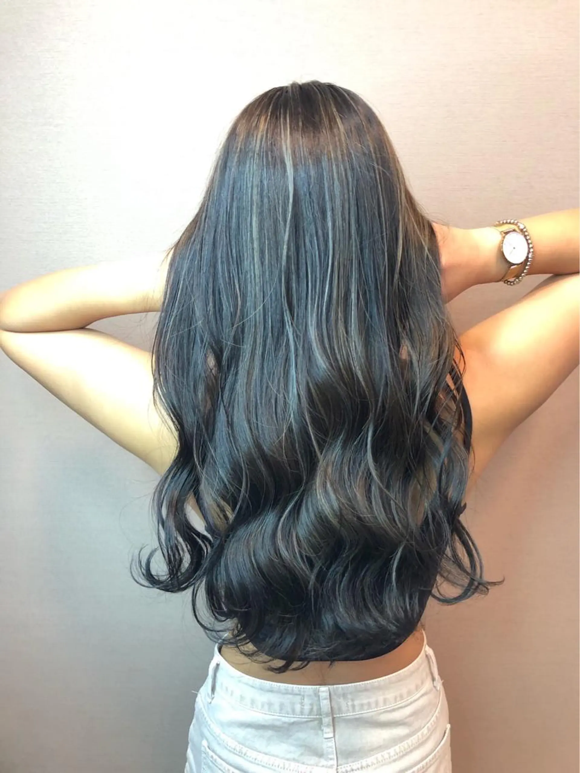 ロング カラー ヘアカラー カルフール草加本店 江波戸裕介のヘアスタイル