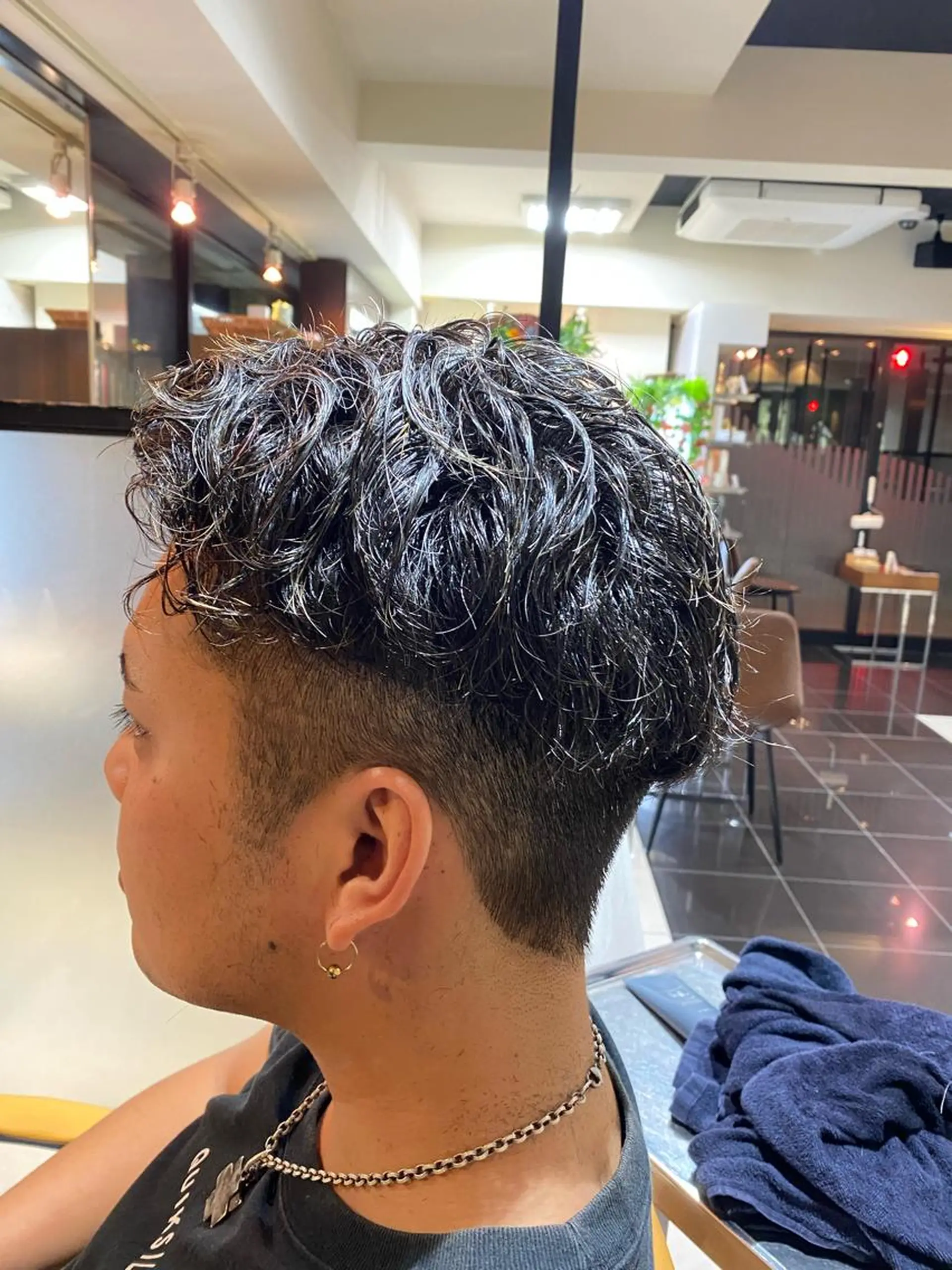 パーマ メンズ 長畑 光紀のヘアスタイル