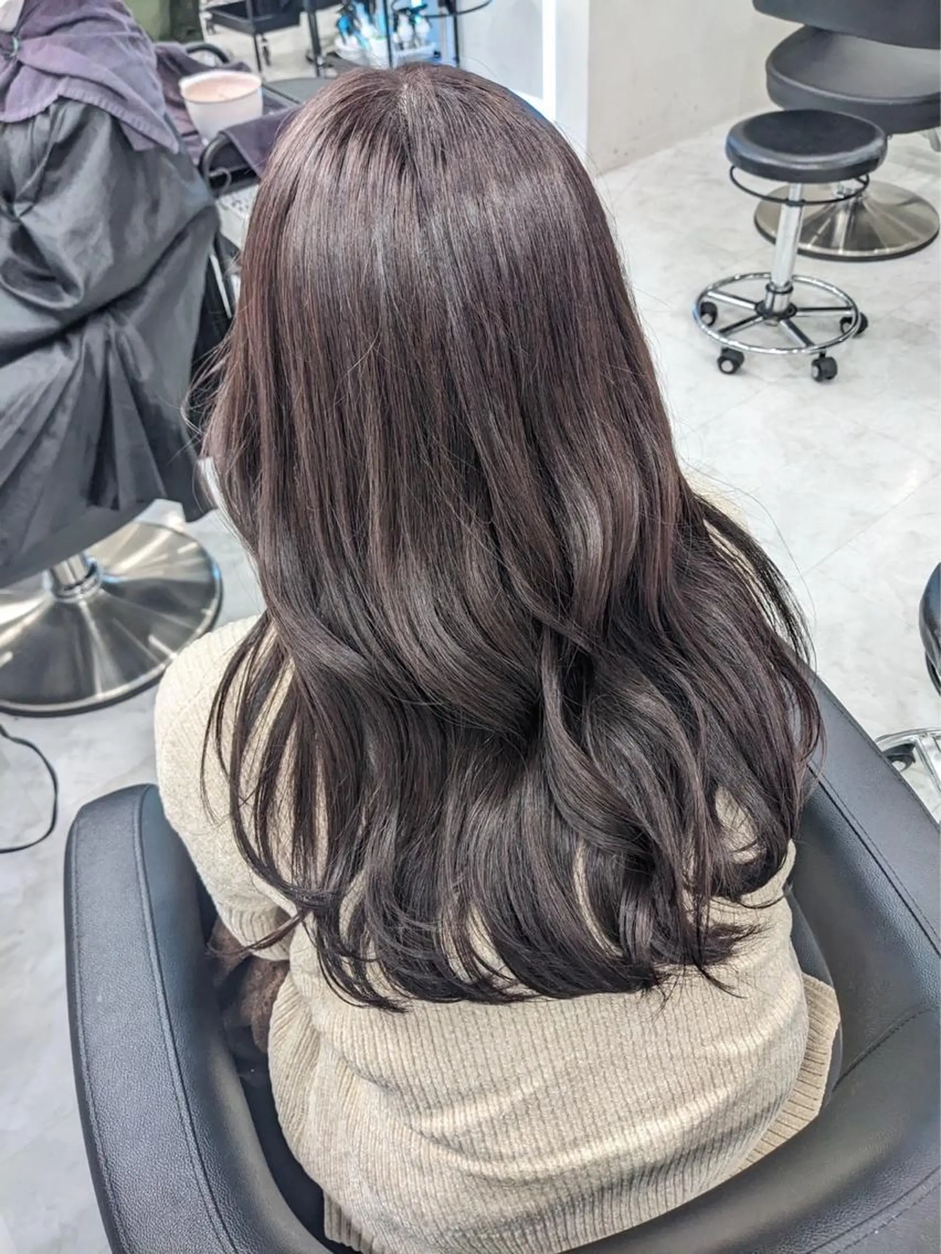 セミロング 💖SAE💖 銀座美容師のヘアスタイル