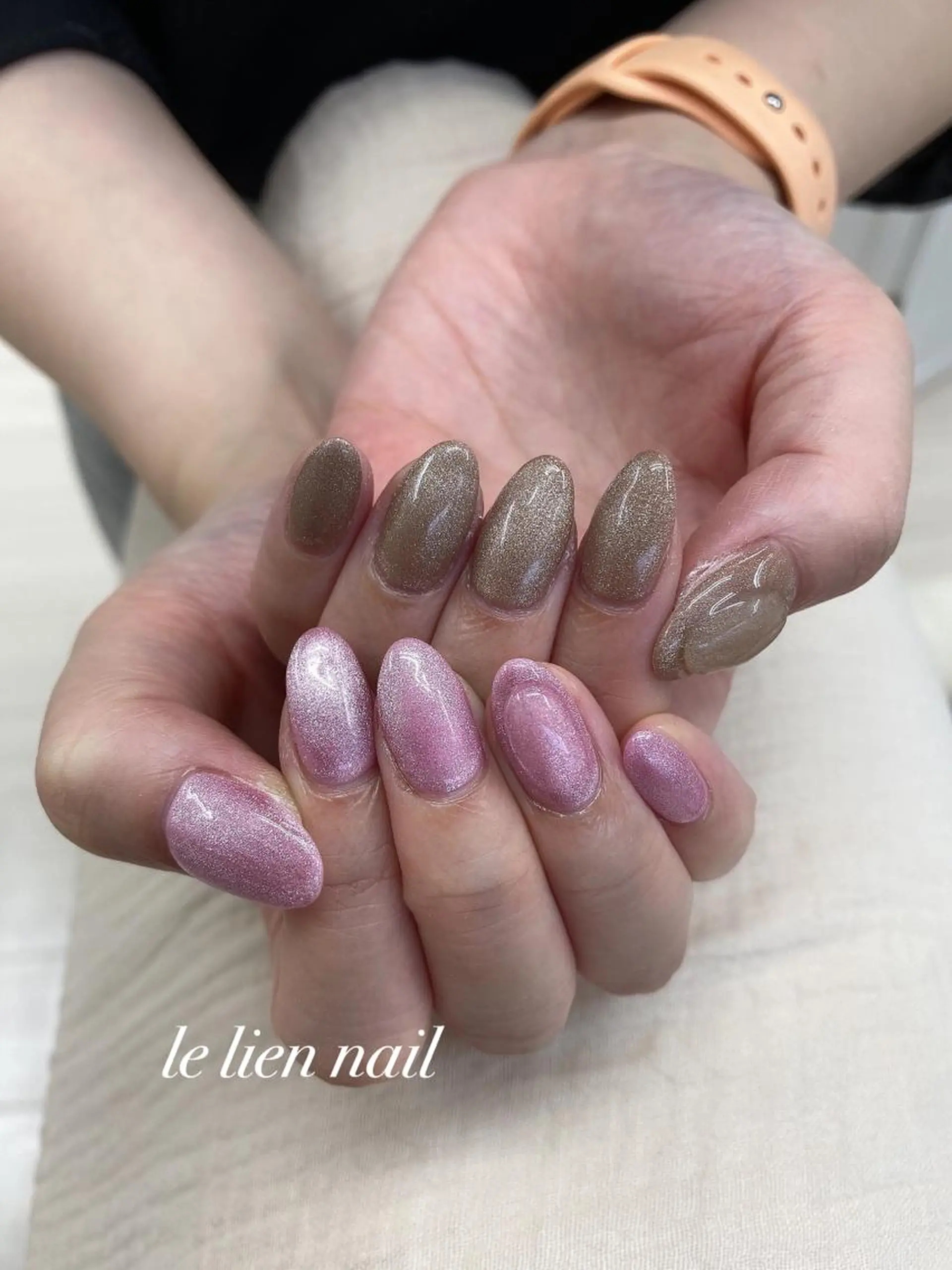 ネイル マグネットネイル le lien nailのネイルデザイン