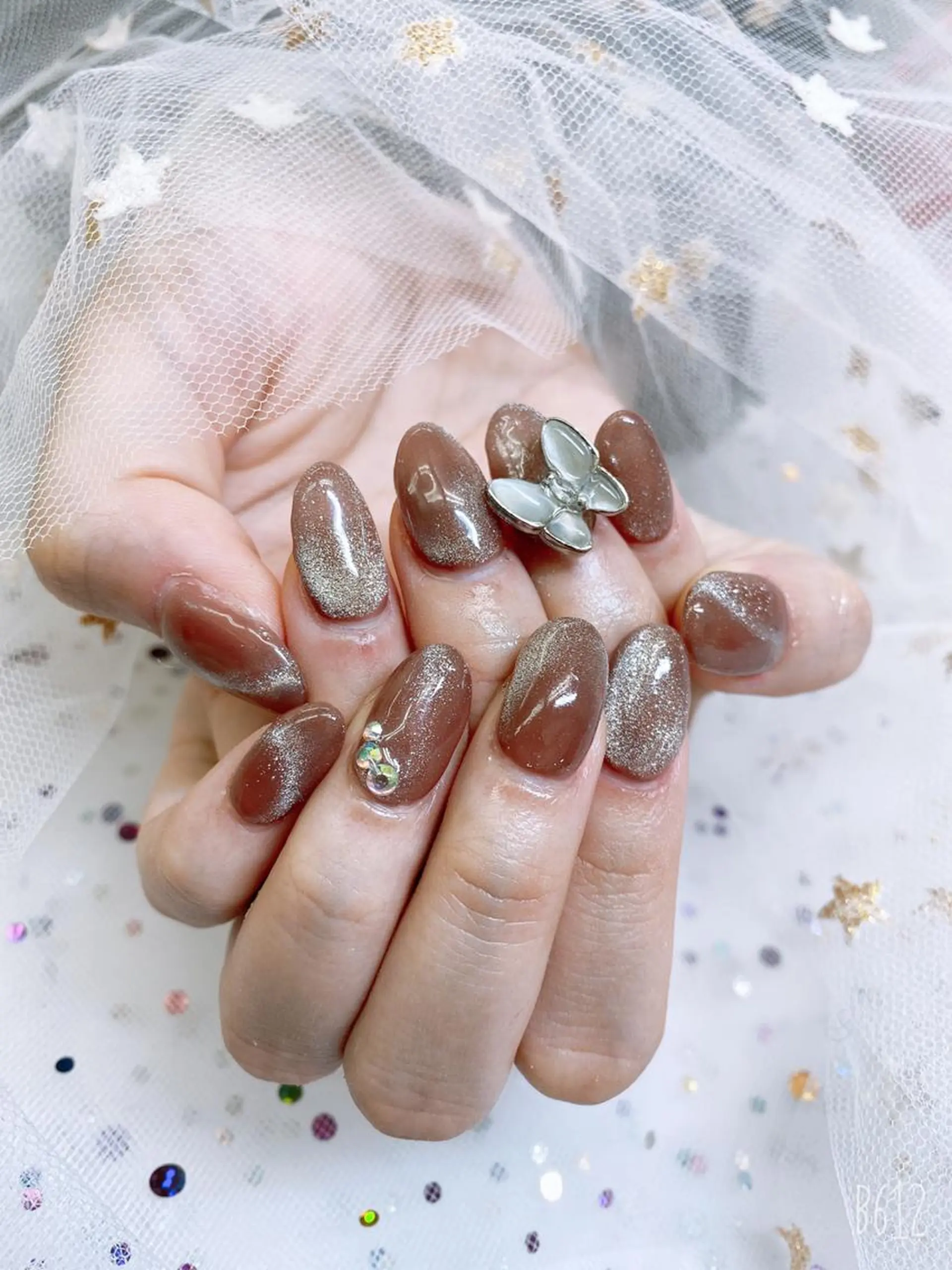 ネイル 🦋ネイルサロン ブラン🌈ゆりのネイルデザイン