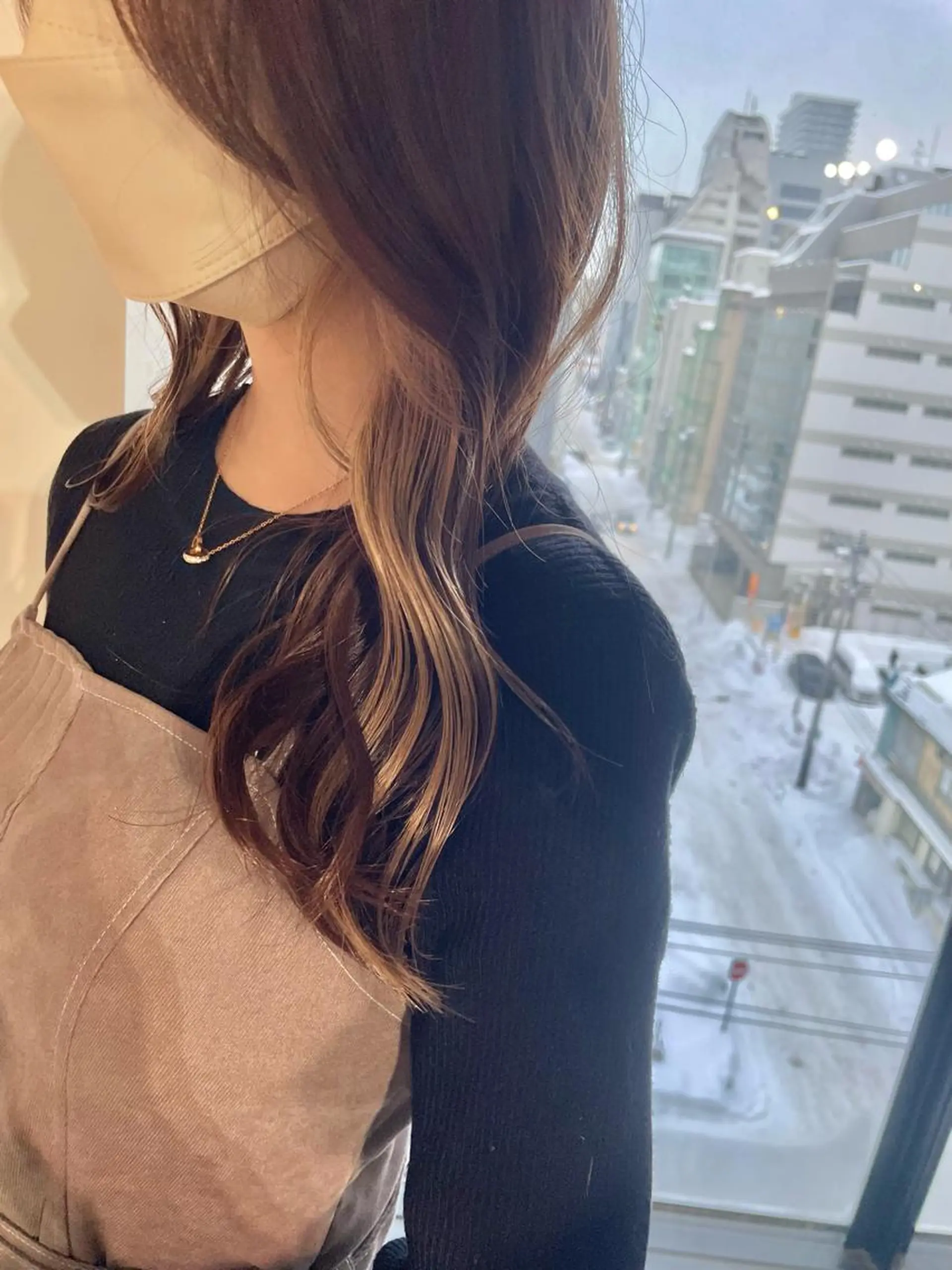 セミロング カラー ベージュカラー インナーカラー ボブ ボブインナー La fith hair ray所属・メンズ/パーマ/ ブリーチ/KAITOのヘアスタイル