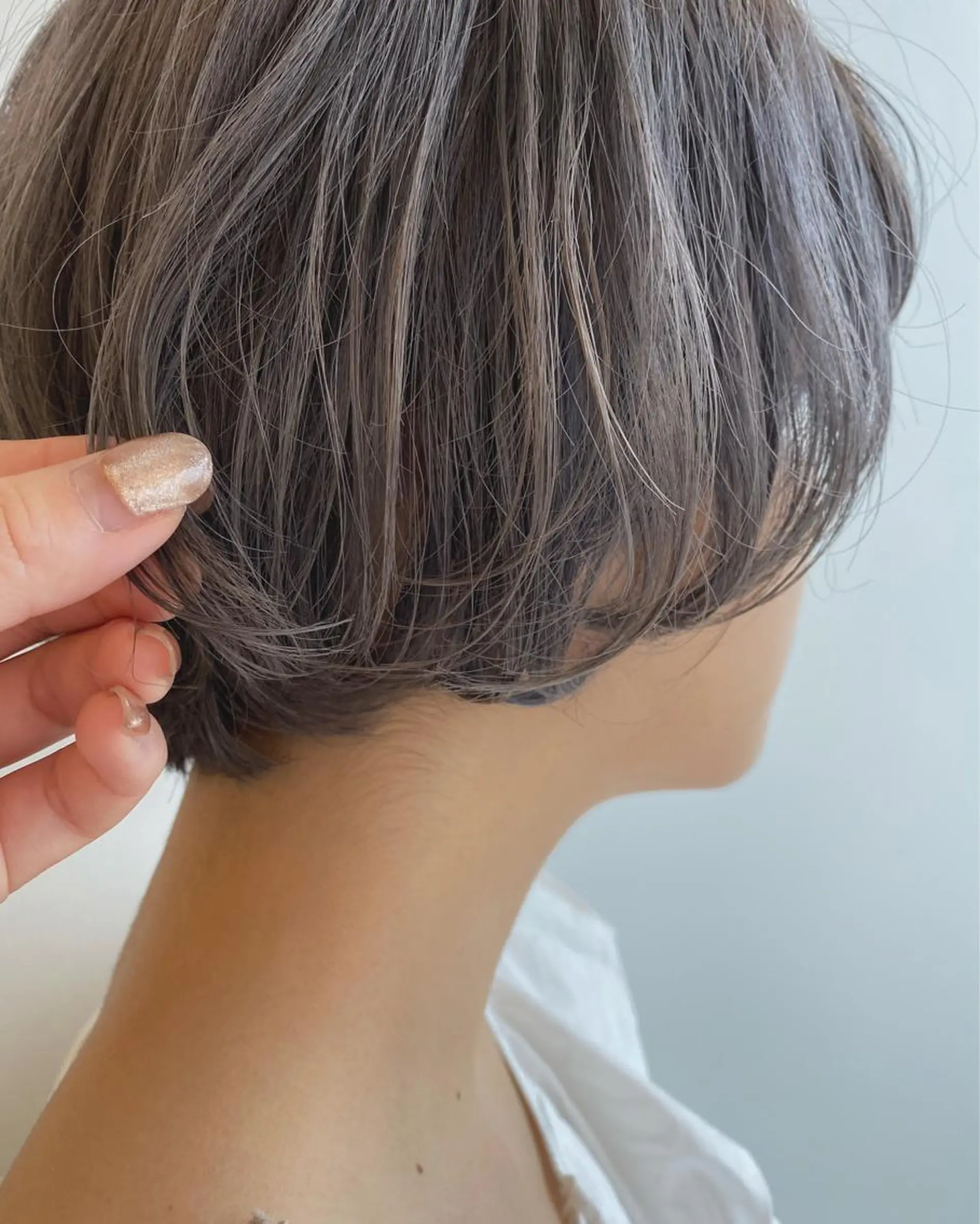 ショート ୨୧柔らかいカラー nozomi ୨୧のヘアスタイル