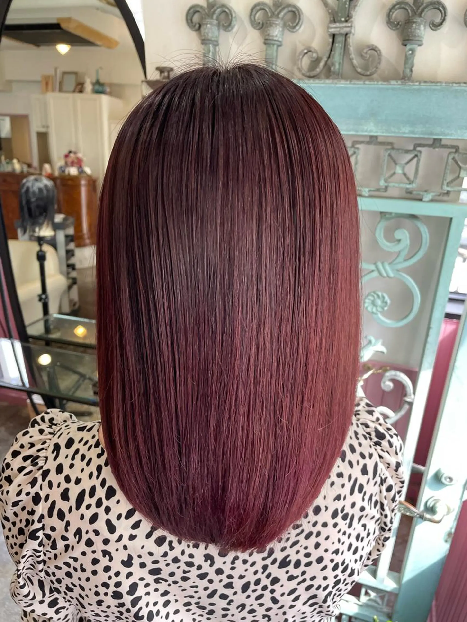 ミディアム カラー パーマ ヘアアレンジ メンズ ヘアカラー トリートメント ヘアセット 表参道Lise おおいしおりのヘアスタイル