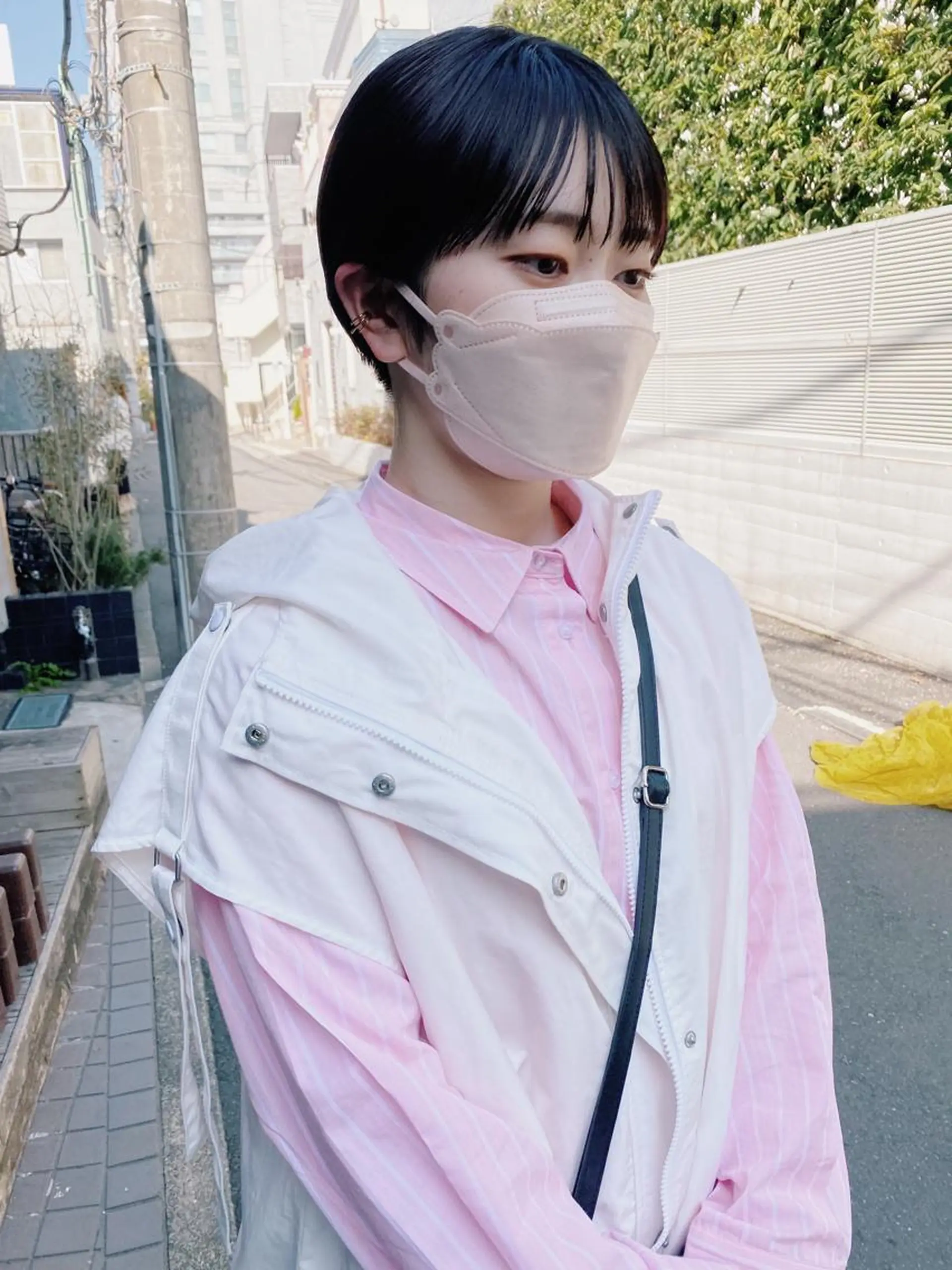 ショート カラー IVORY.所属・🟩白髪ぼかし/ボブ /ショートヘア/大司のヘアスタイル