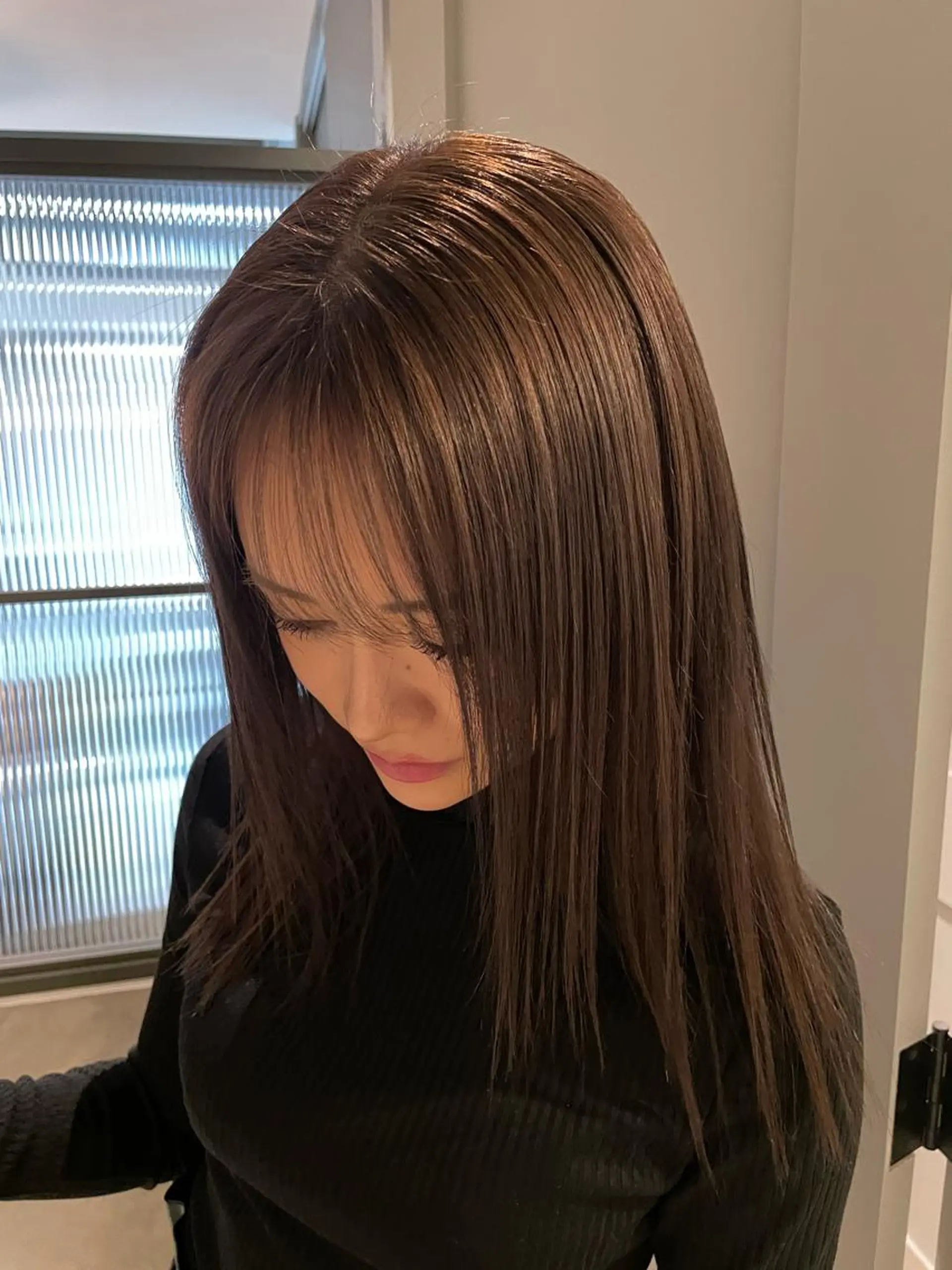 セミロング カラー 後藤璃子 (ごとうりこ)のヘアスタイル