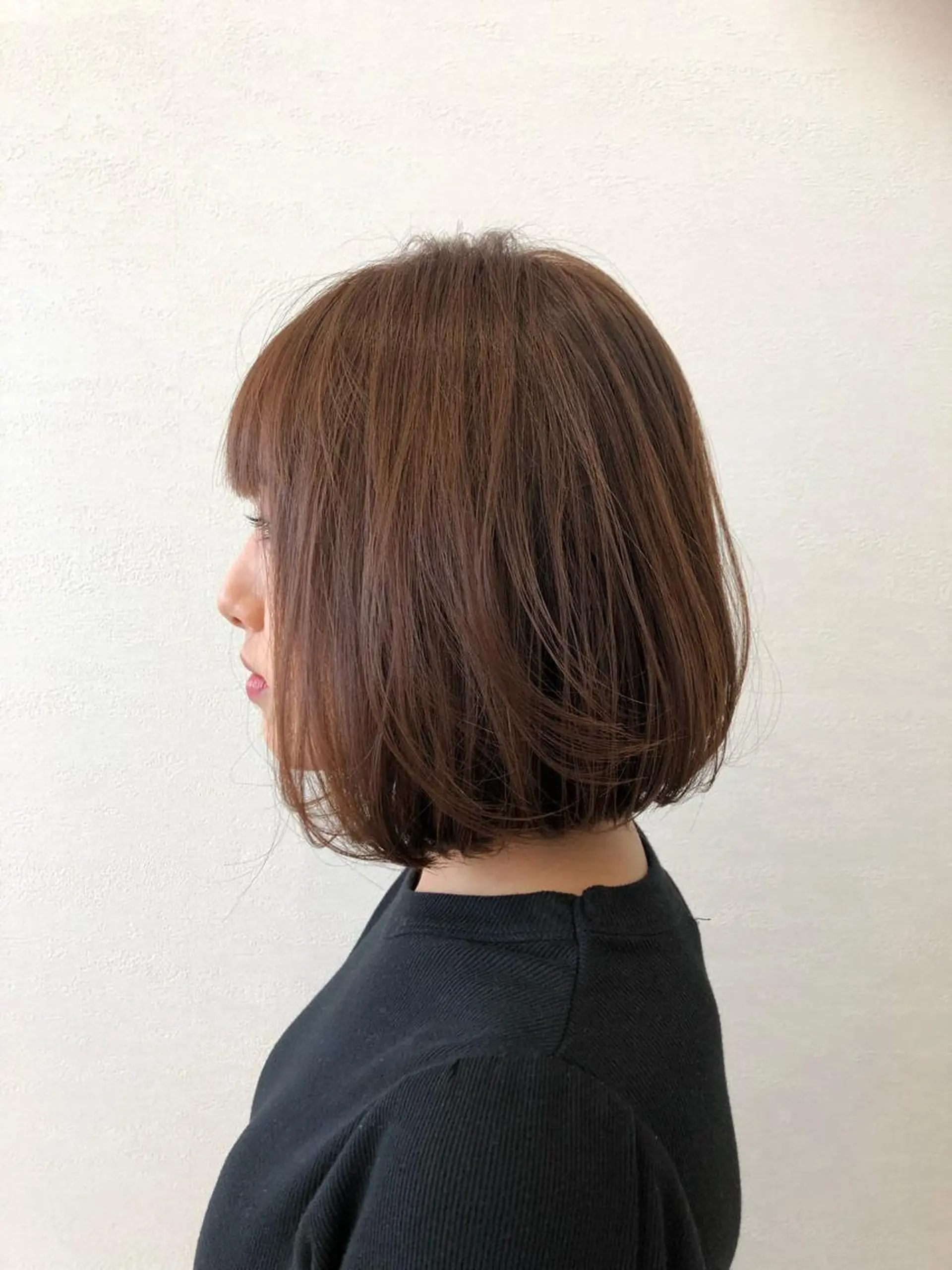 ショート ボブ カット 安田 美由紀のヘアスタイル