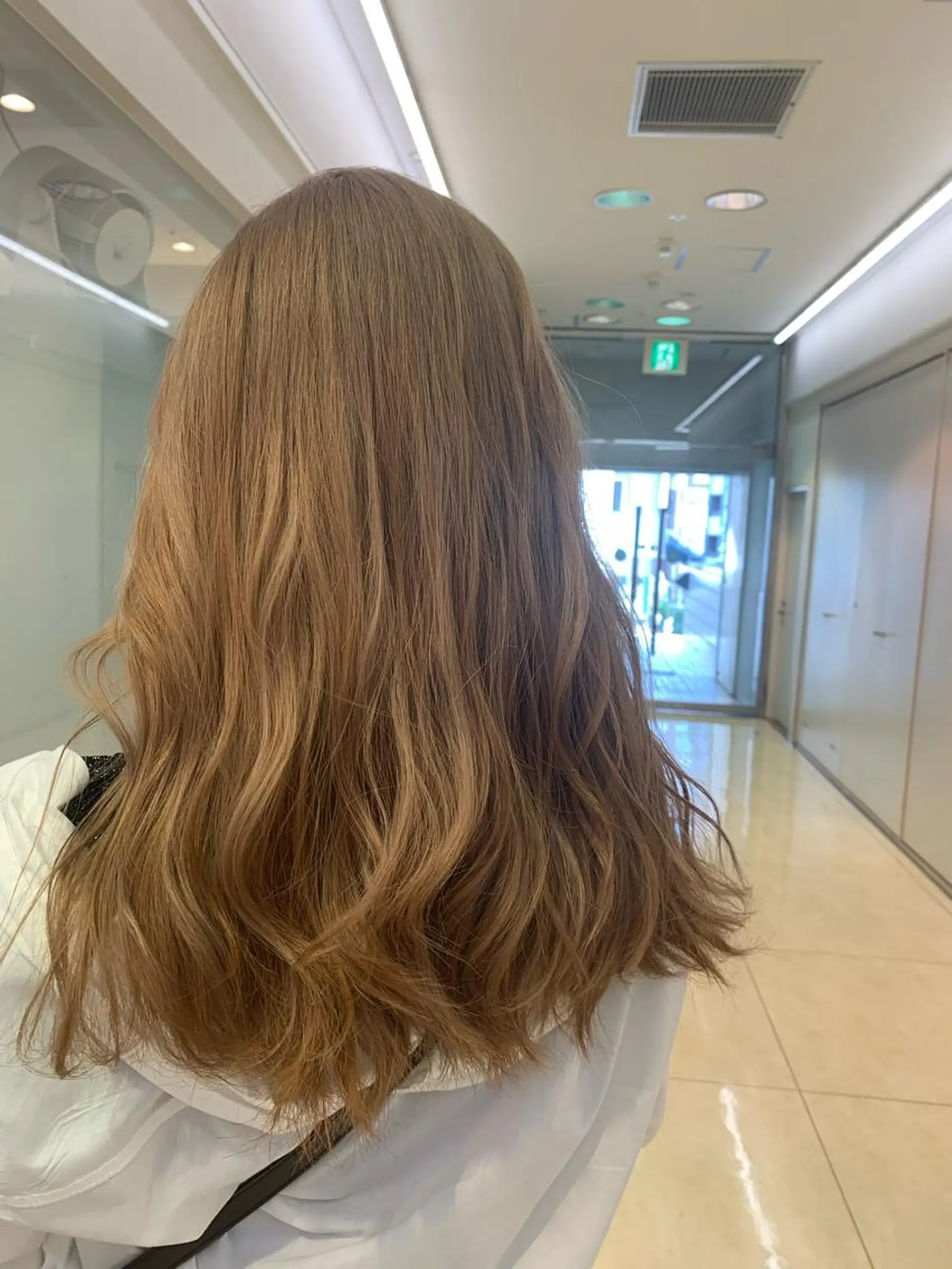 セミロング ヘアアレンジ 似合わせカラー/艶 髪質改善/ヨシザキのヘアスタイル