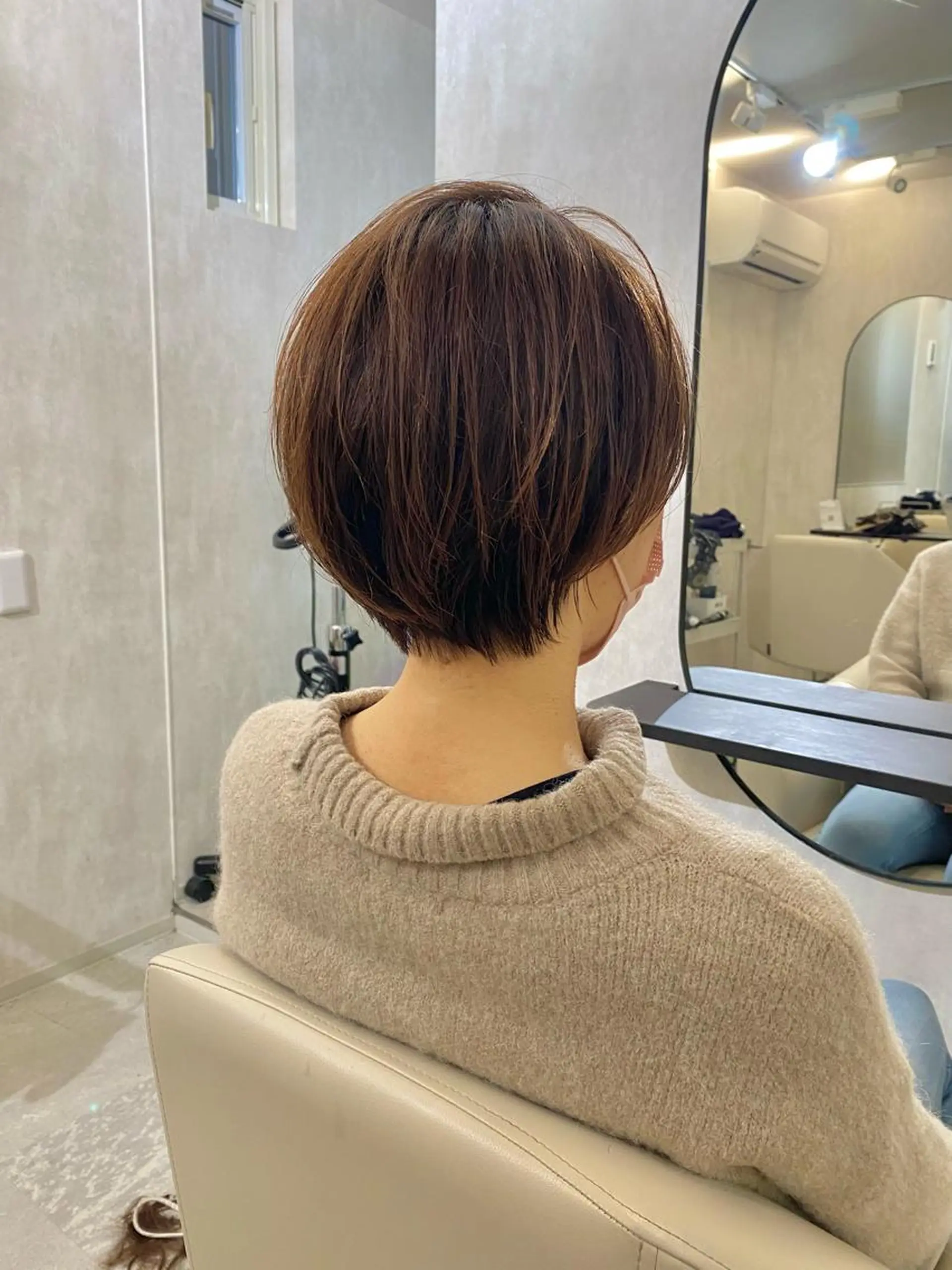 ショート ハンサムショート ショートヘア カット トリートメント ボブ/縮毛矯正/ レイヤー/塚田のヘアスタイル