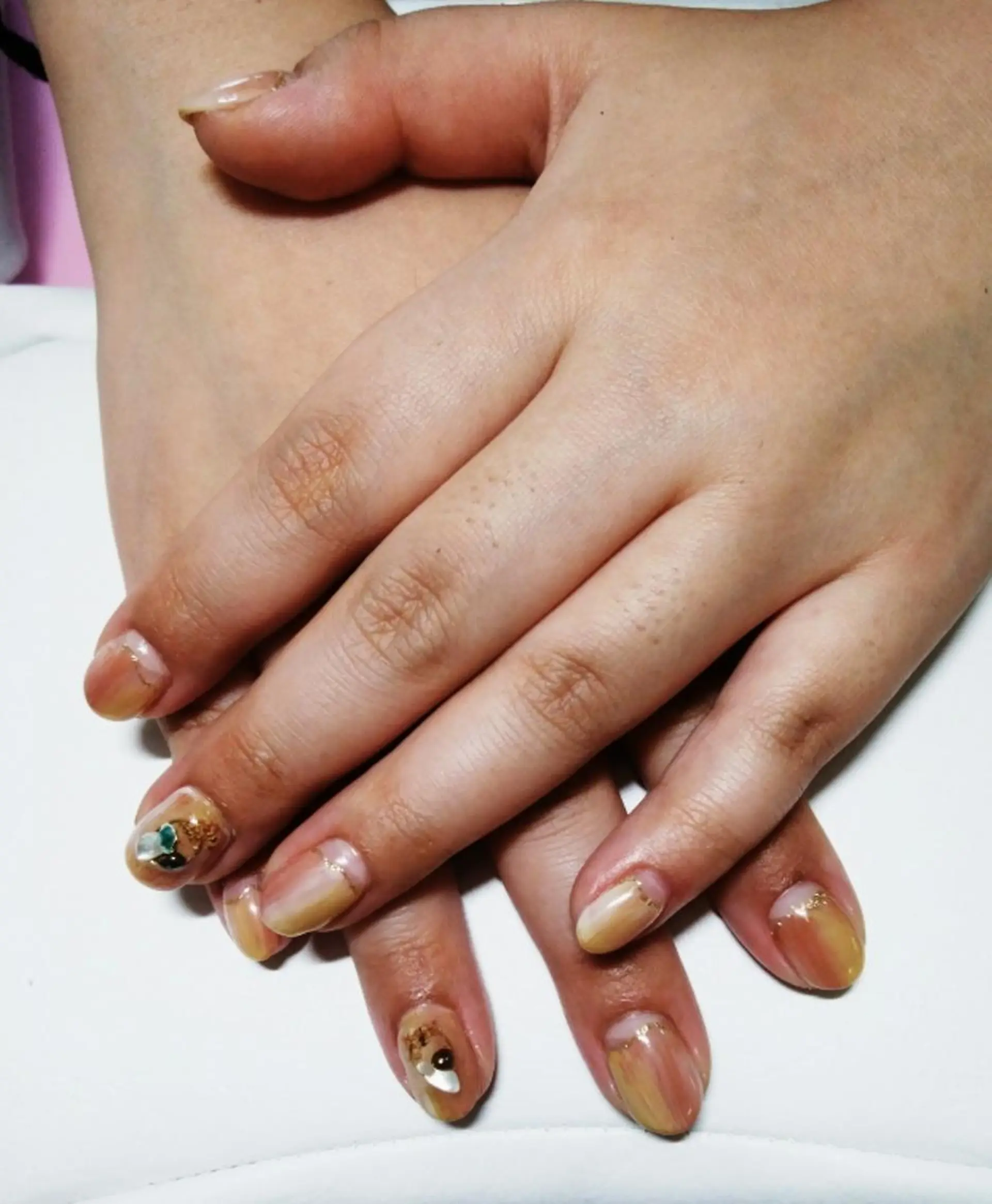 ネイル フレンチネイル ニュアンスネイル ハンドネイル リラクゼーション＆ネイル仙殊~センジュ~所属・senju 　のネイルデザイン