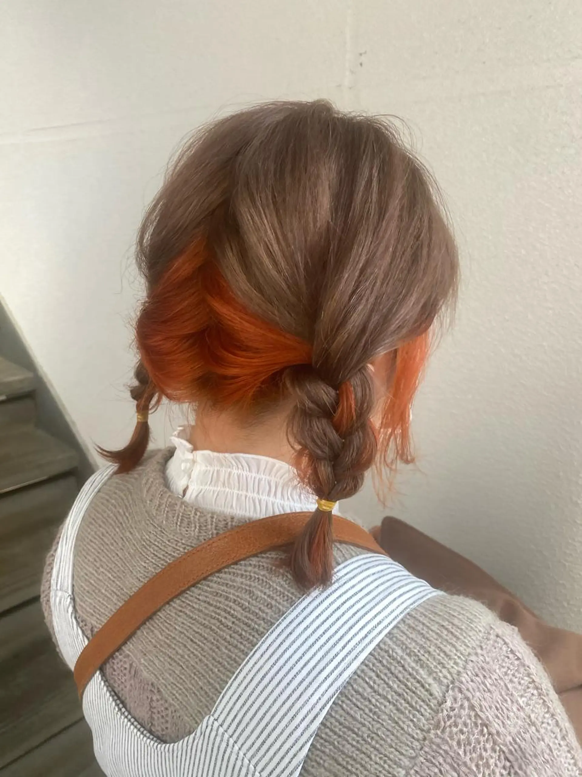 ミディアム カラー ヘアアレンジ 加藤 愛実のヘアスタイル