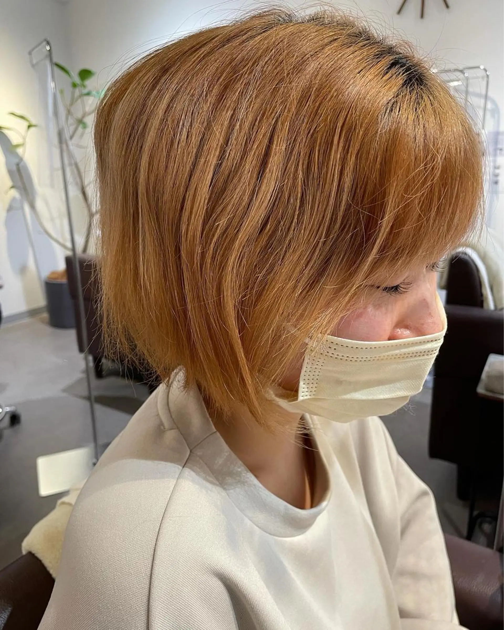 ショート カラー ブリーチ ショートヘア カット ヘアカラー トリートメント eins.hair所属・過去一の柔髪ヘア 🌿einshairのヘアスタイル