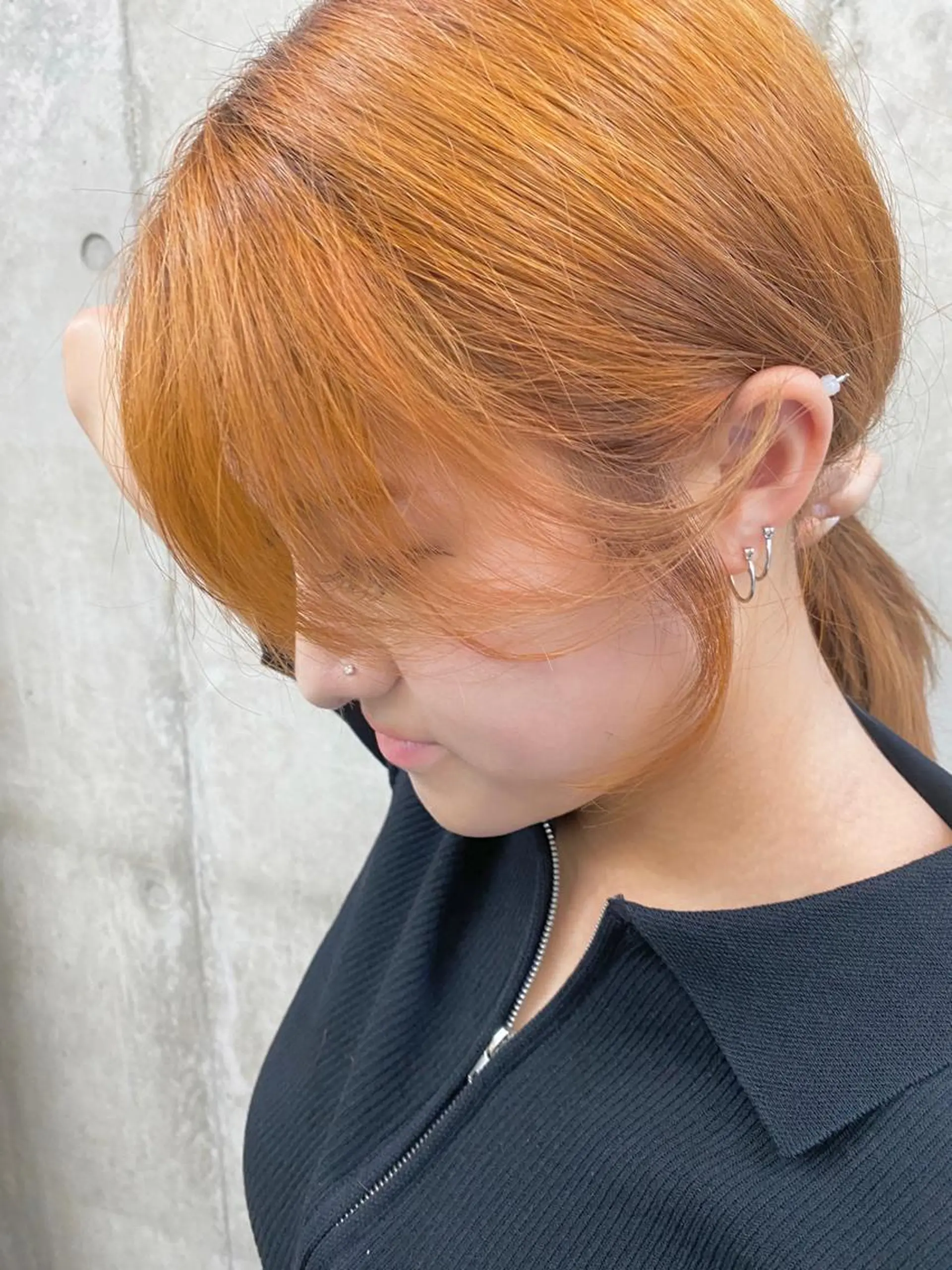 ミディアム 韓国風ヘア ALPHA  HAIR所属・西院/ TAKAのヘアスタイル