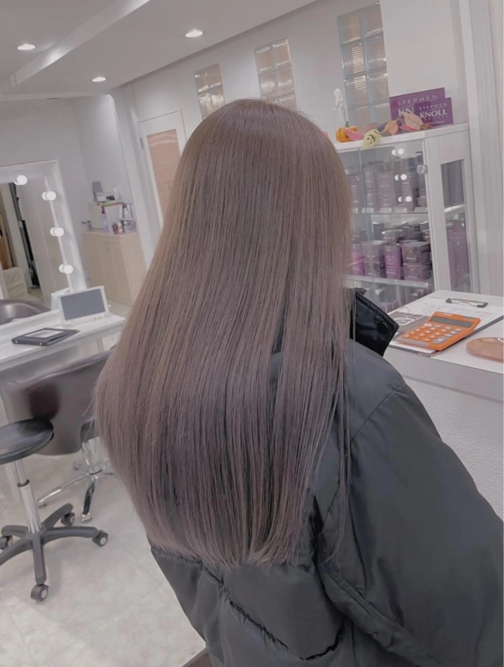 セミロング ❄️💛エクステ ブリーチ❄️yukiのヘアスタイル