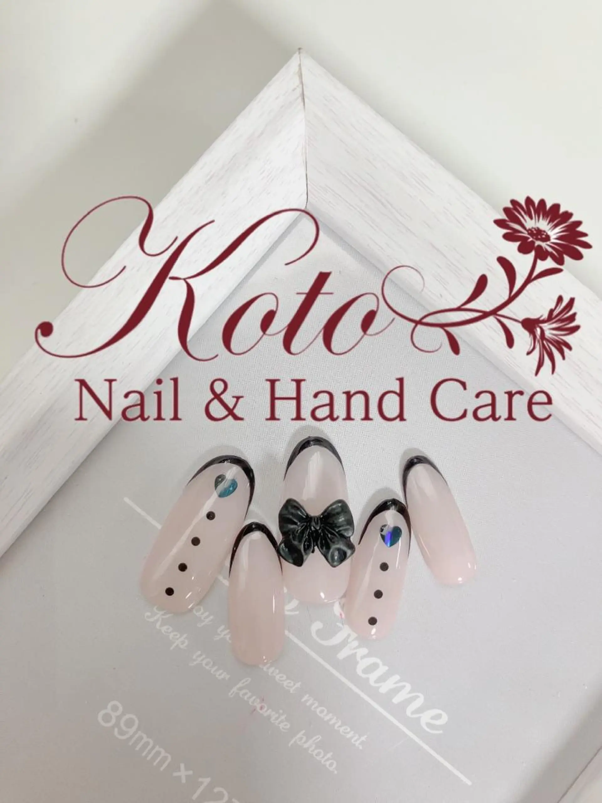 ネイル 長さ出し フットネイル フレンチネイル ジェルネイル 韓国ネイル Risa ネイルサロンKOTOのネイルデザイン