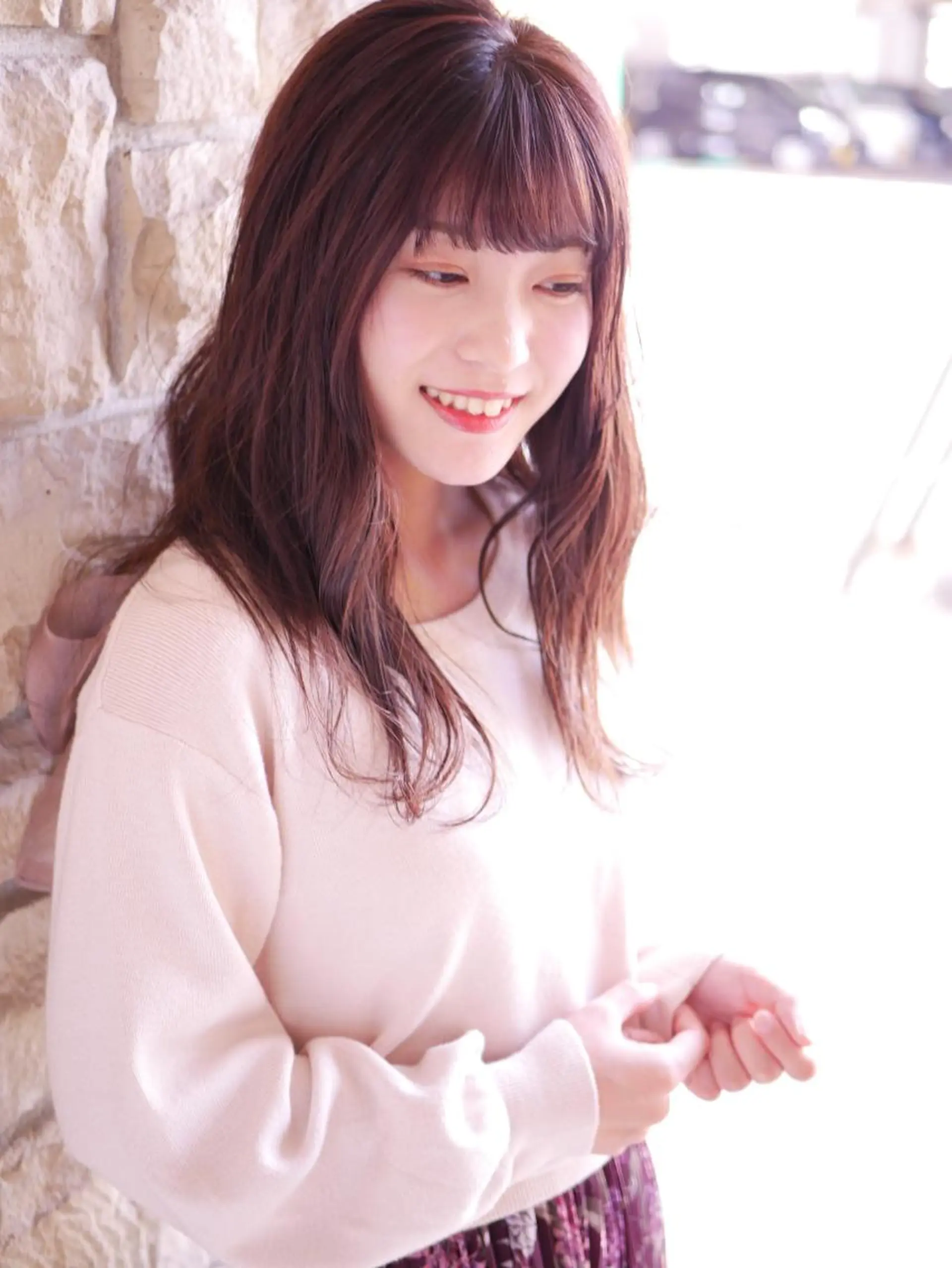 セミロング カラー 森田 一輝のヘアスタイル