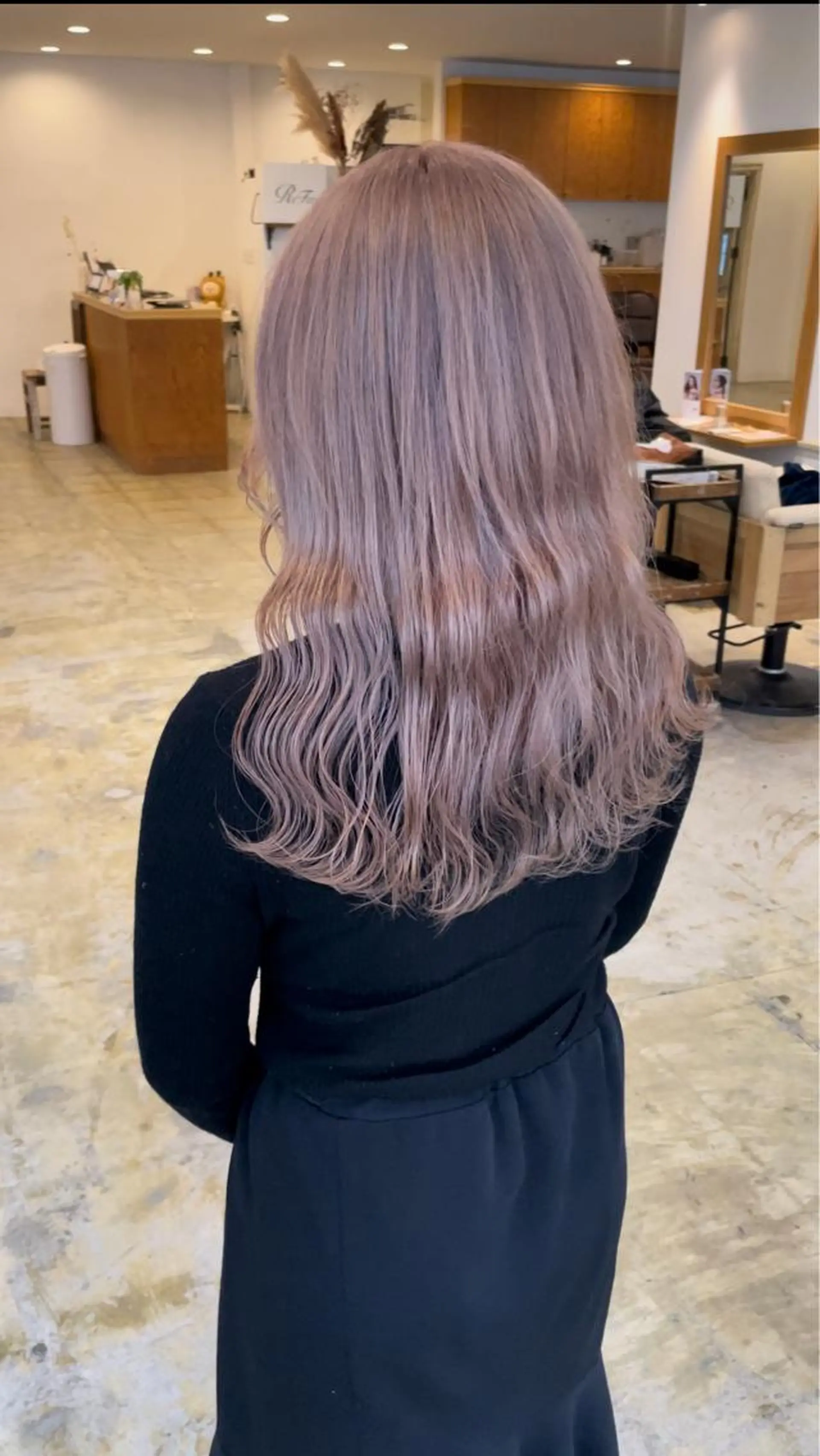 セミロング バレイヤージュモデル 小林匠❤️‍🔥のヘアスタイル