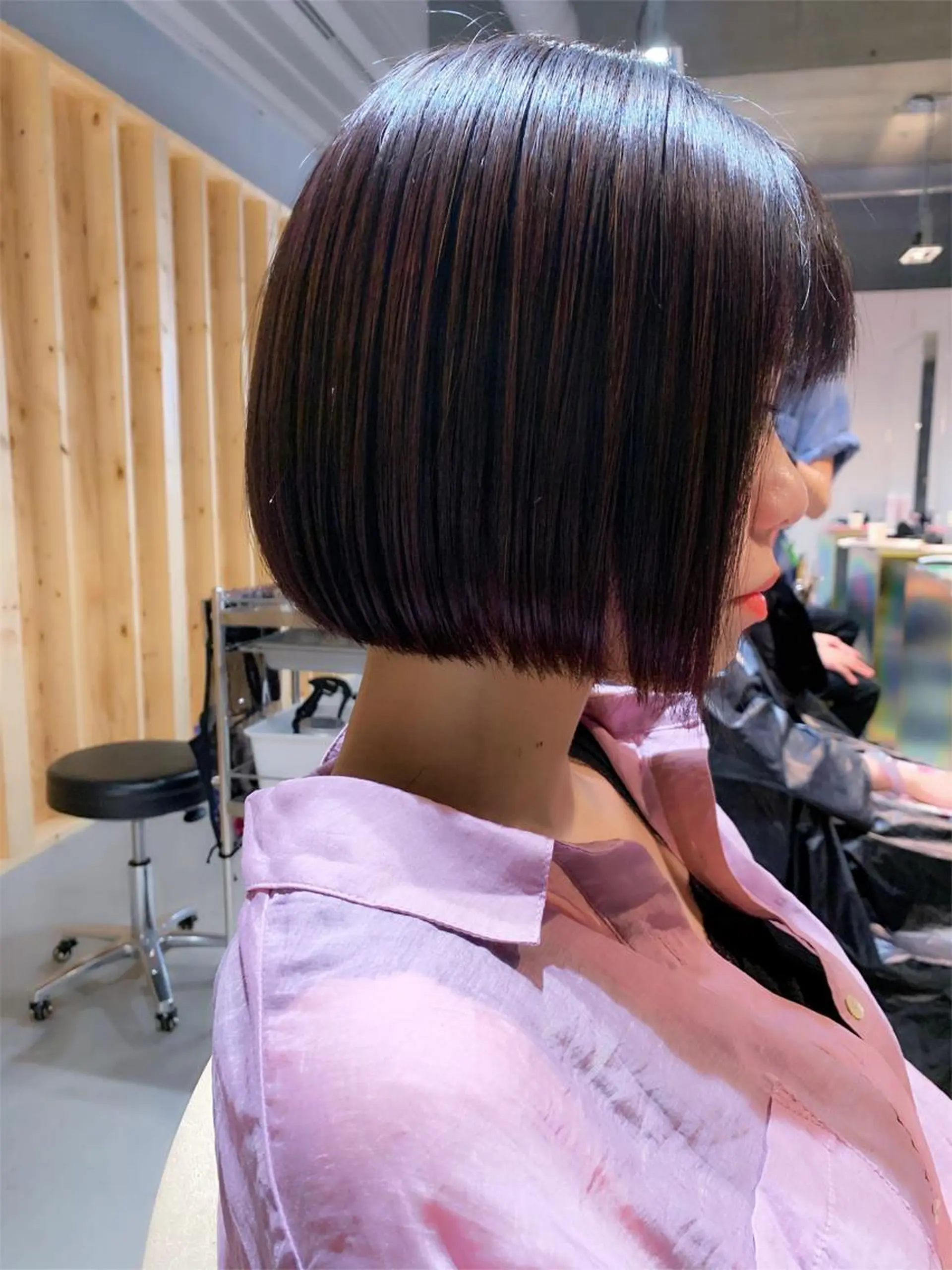 ショート カラー パーマ ボブ 髪質改善 tension 【テンション】のヘアスタイル