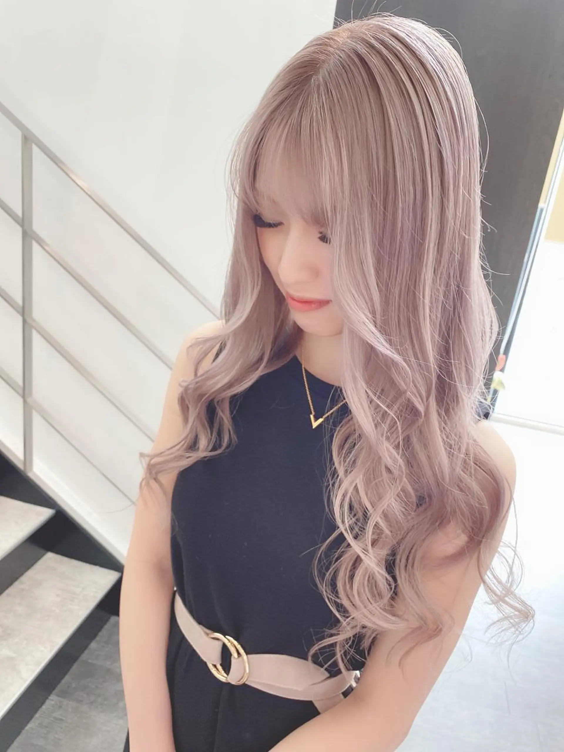 ロング カラー 【Diar】オーナー アキヨシケンタのヘアスタイル