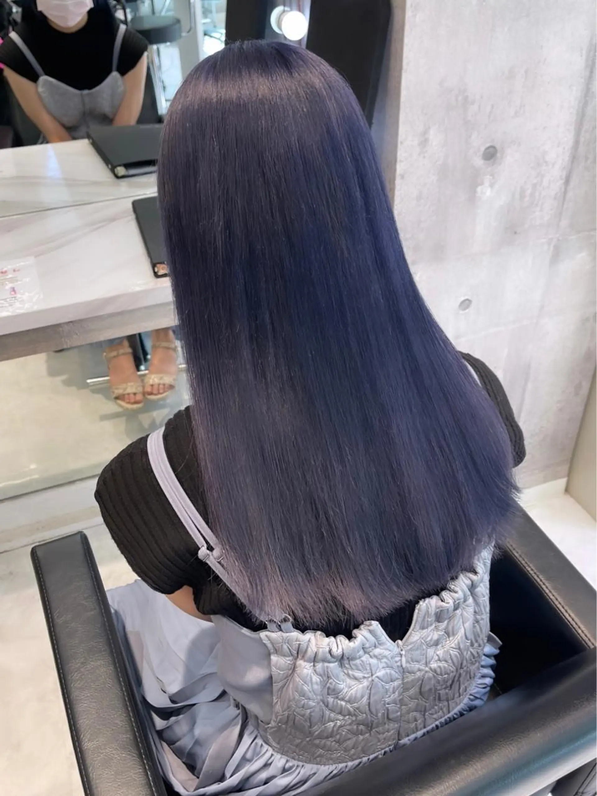 ロング カラー パーマ ヘアアレンジ メンズ キッズ ネイル マツエク・マツパ アイブロウ 🎀韓国スタイル YURINA🎀のヘアスタイル