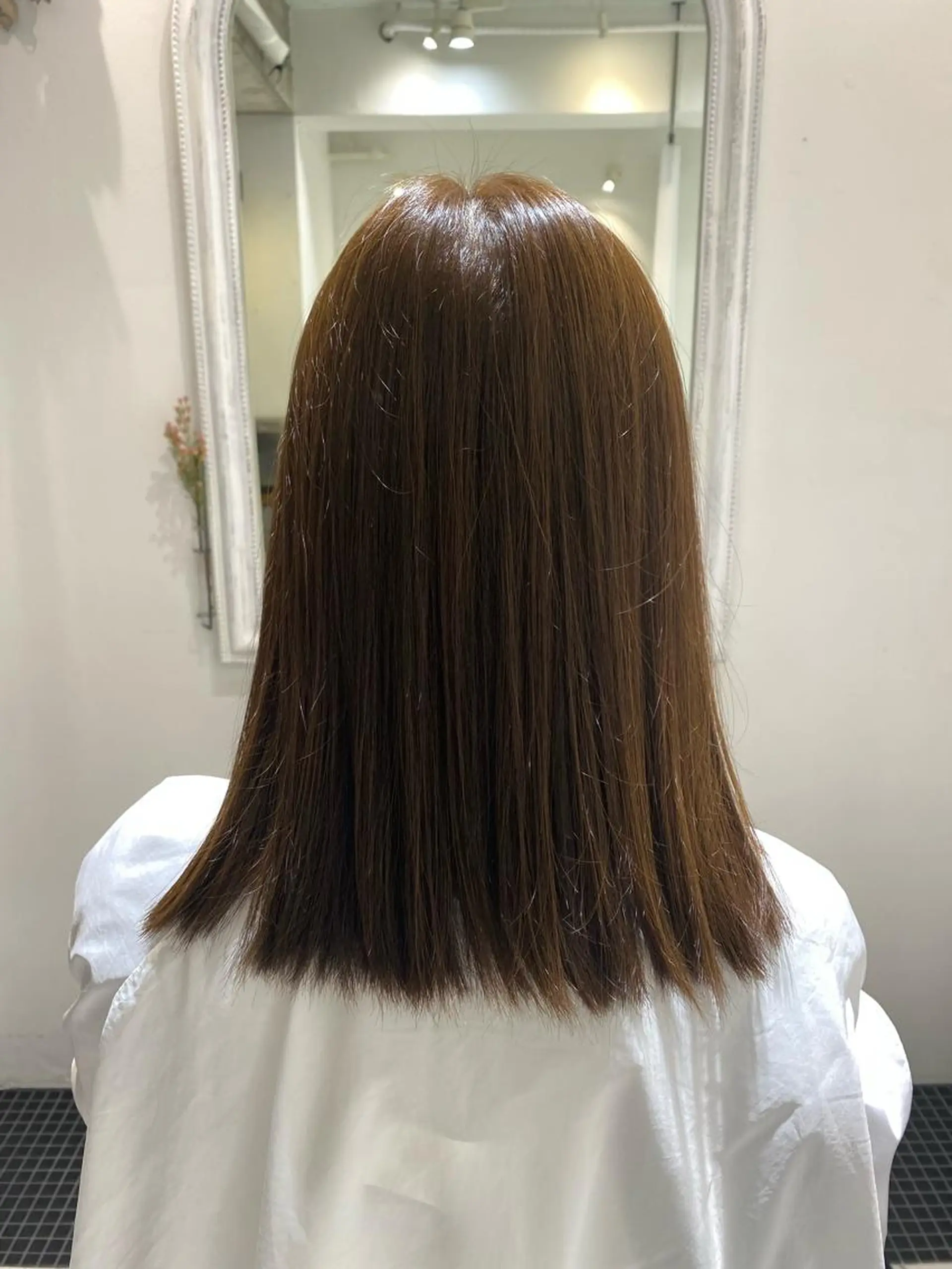 ミディアム カラー ヘアカラー ducha所属・DUCHA Tomida naoのヘアスタイル