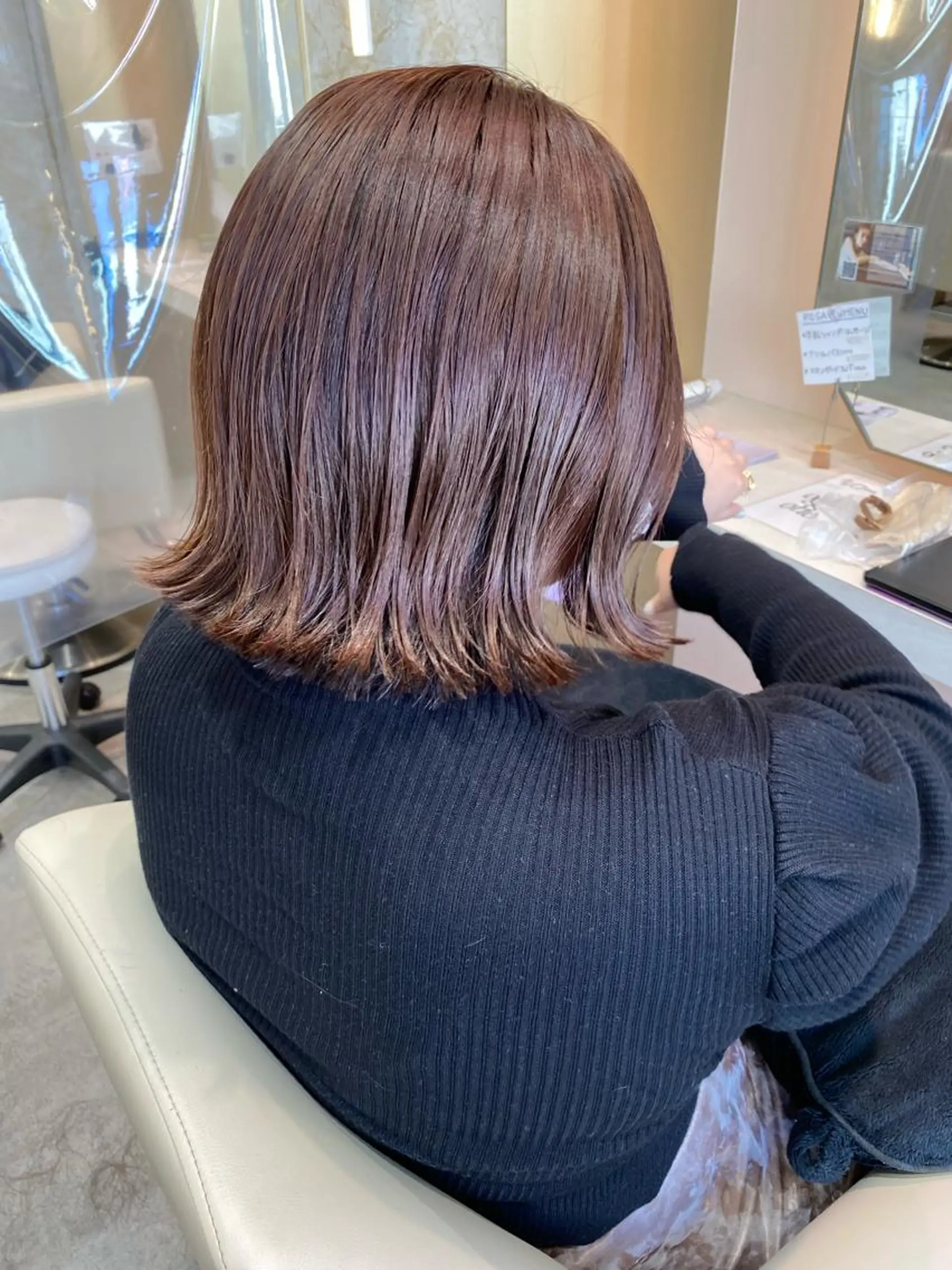 ショート カラー 店長/mao/ 前髪/顔周りカットのヘアスタイル