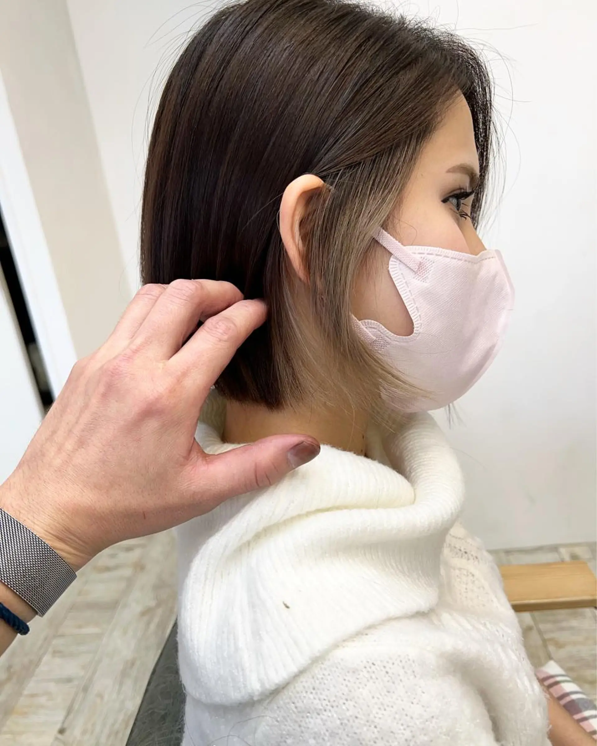 ショート カラー テトネ タカシのヘアスタイル