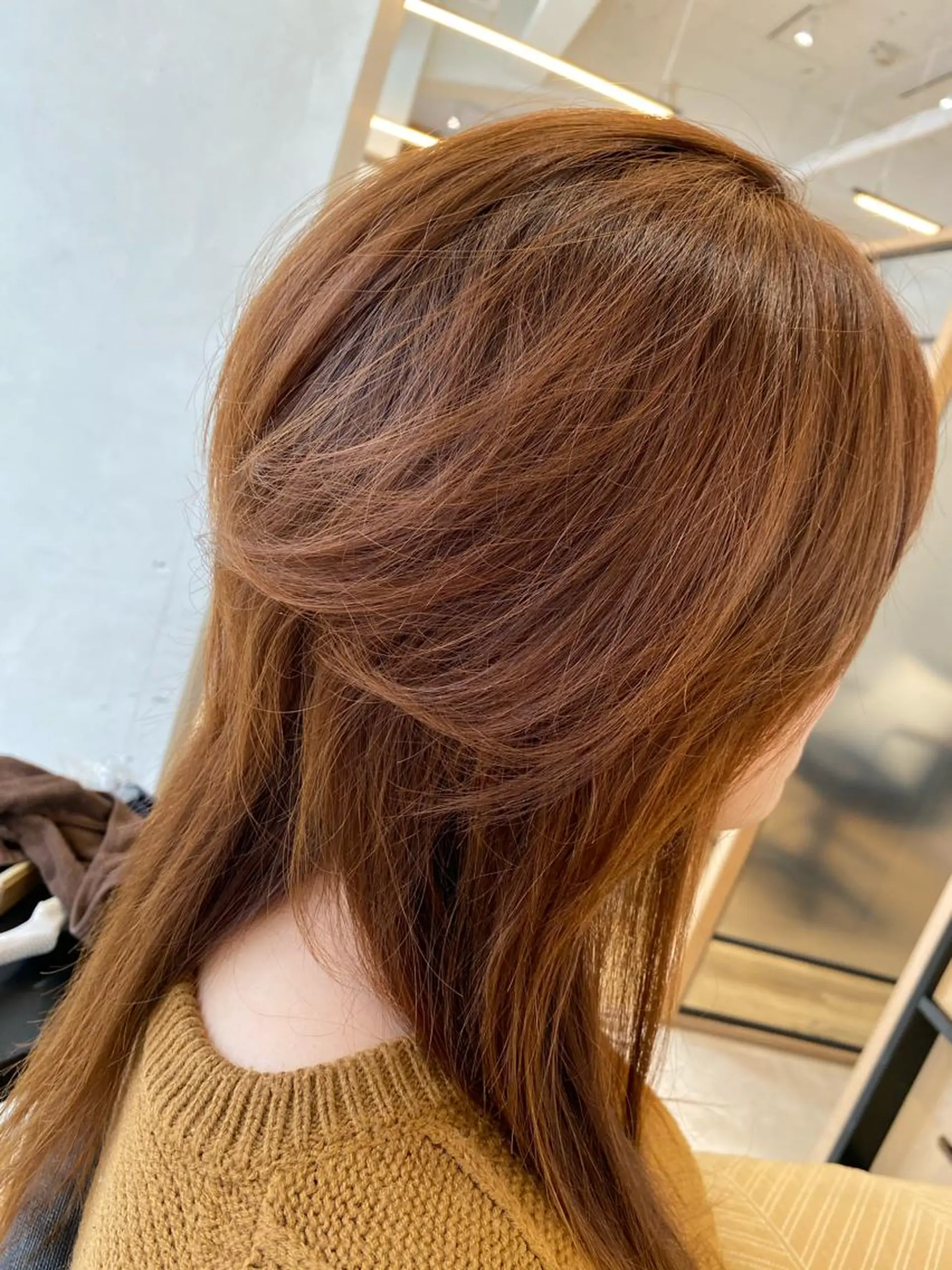 ロング ウルフカット カット ヘアカラー トリートメント サイトウ ナツキ/髪質改善のヘアスタイル