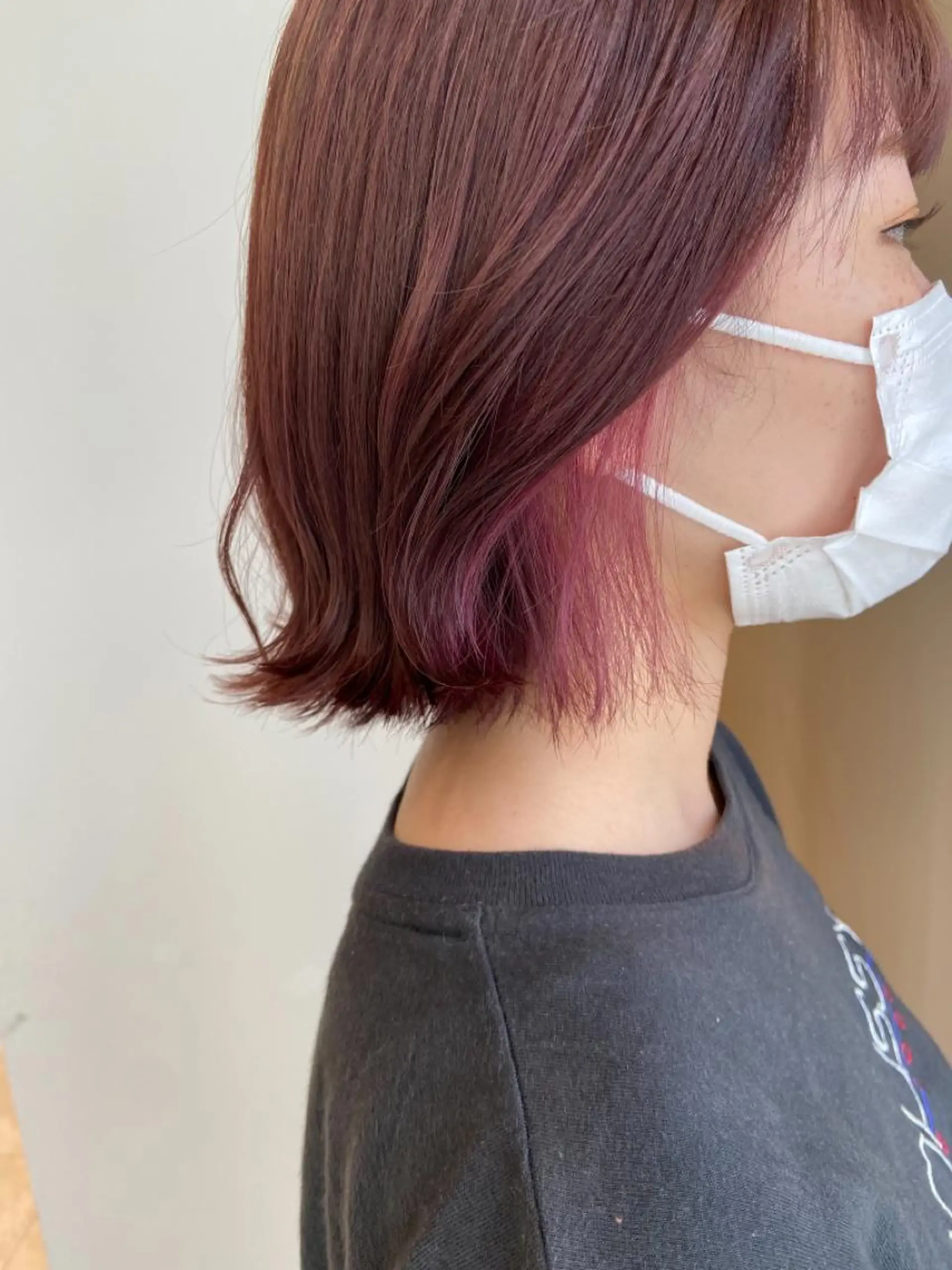 ショート カラー ヘアカラー トリートメント ハイトーン/ウルフ /レイヤー/坂野幸伸のヘアスタイル