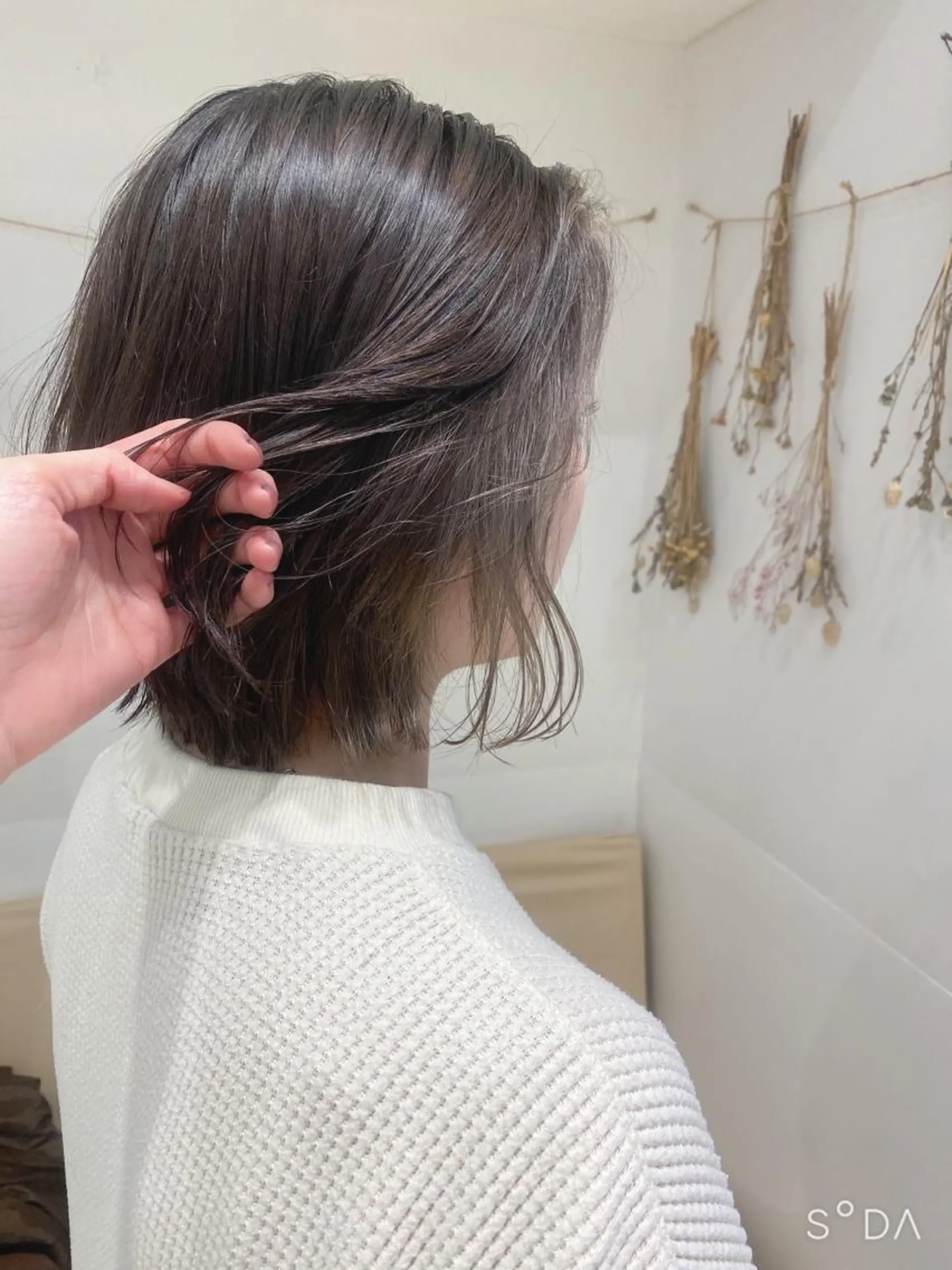 ショート カラー グレージュ はだゆうき @hadadan08のヘアスタイル