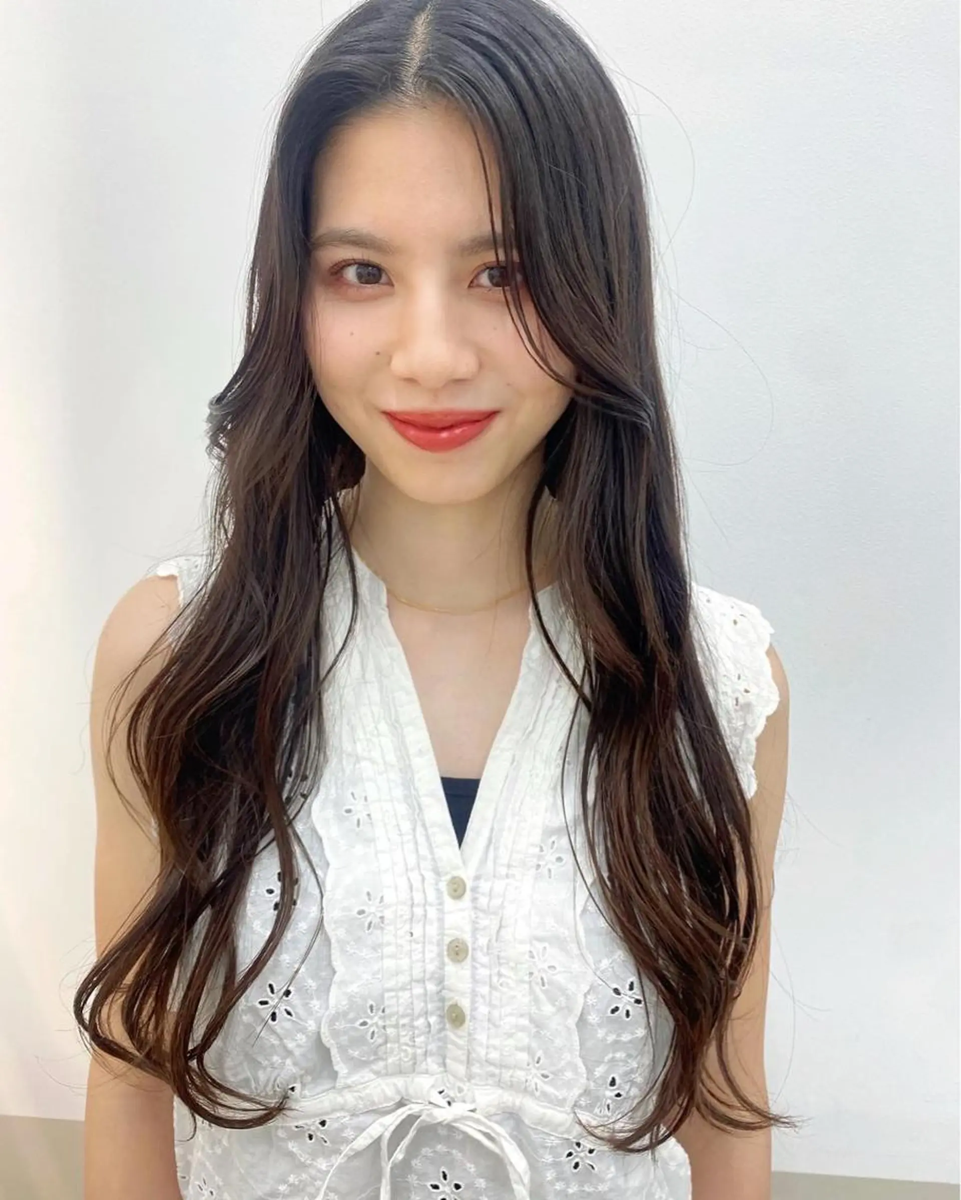 ロング ロング 三浦 望のヘアスタイル