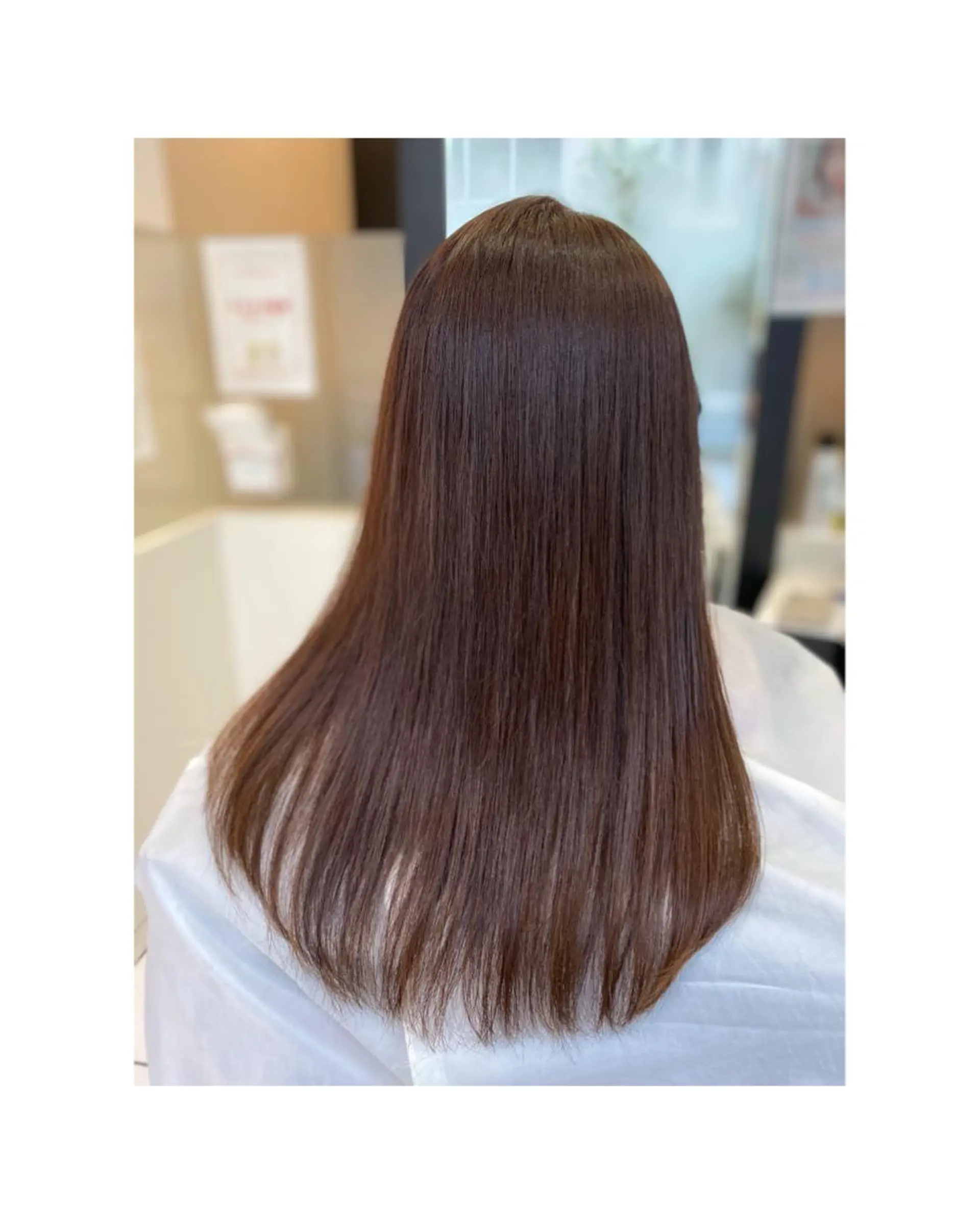 ロング YASU🍎CUT 赤系カラー/ヘアケアのヘアスタイル