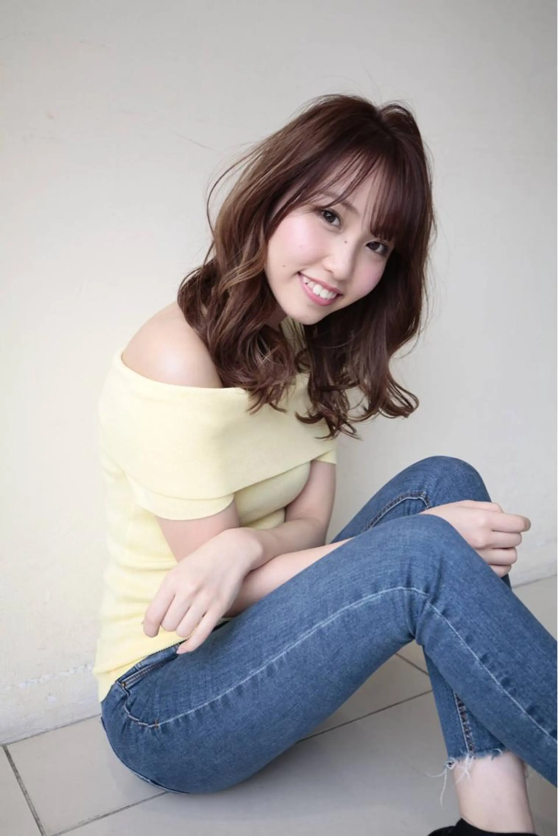 ミディアム パーマ CHAINON 近鉄奈良店のヘアスタイル