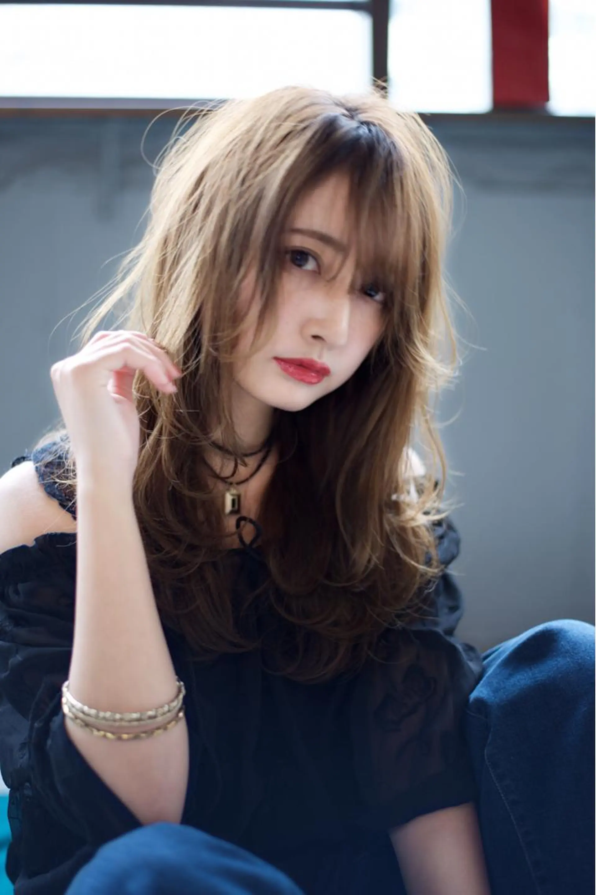 セミロング 近藤 亮太のヘアスタイル