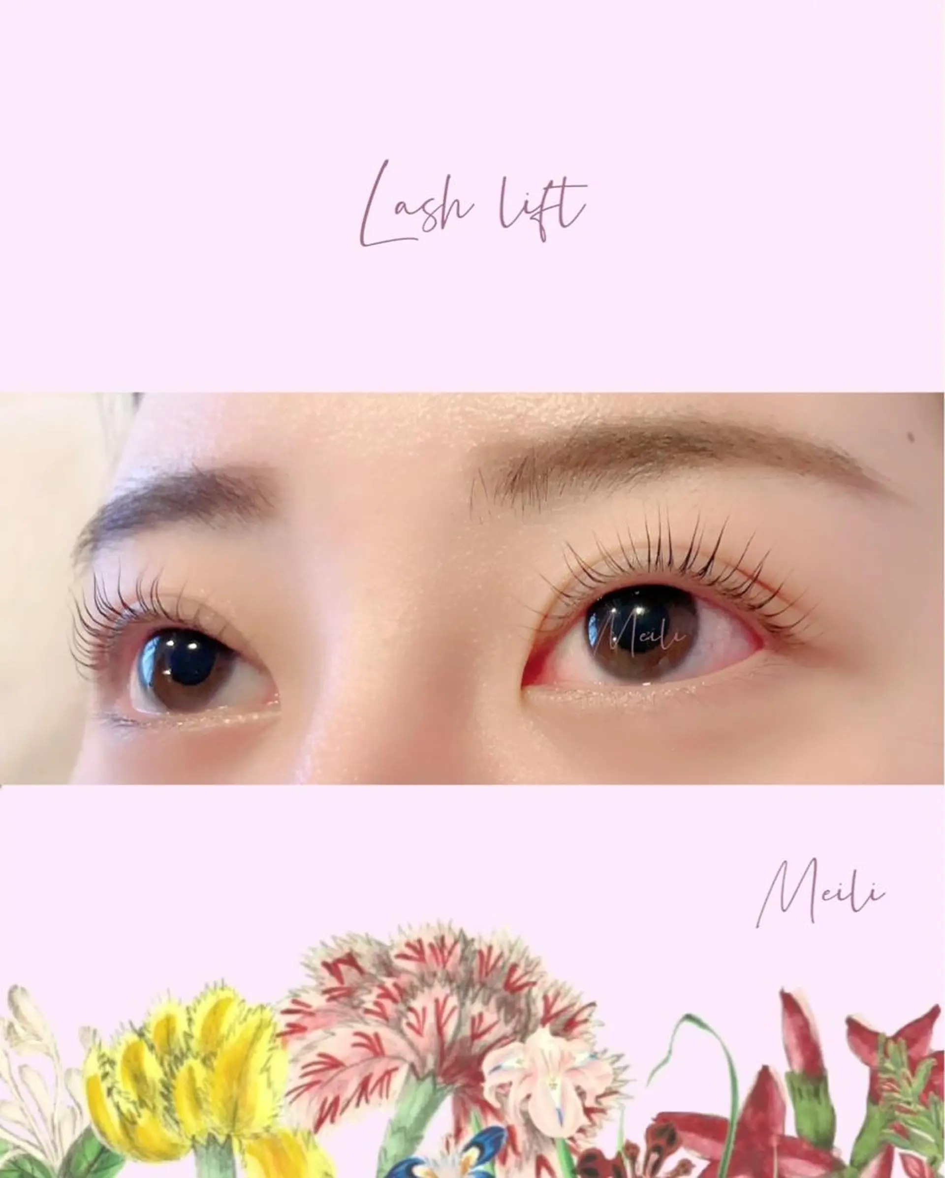 マツエク・マツパ フラットラッシュ まつげパーマ マツパ Eyelash Salon Meili所属・Sayo Naraharaのマツエク・マツパデザイン